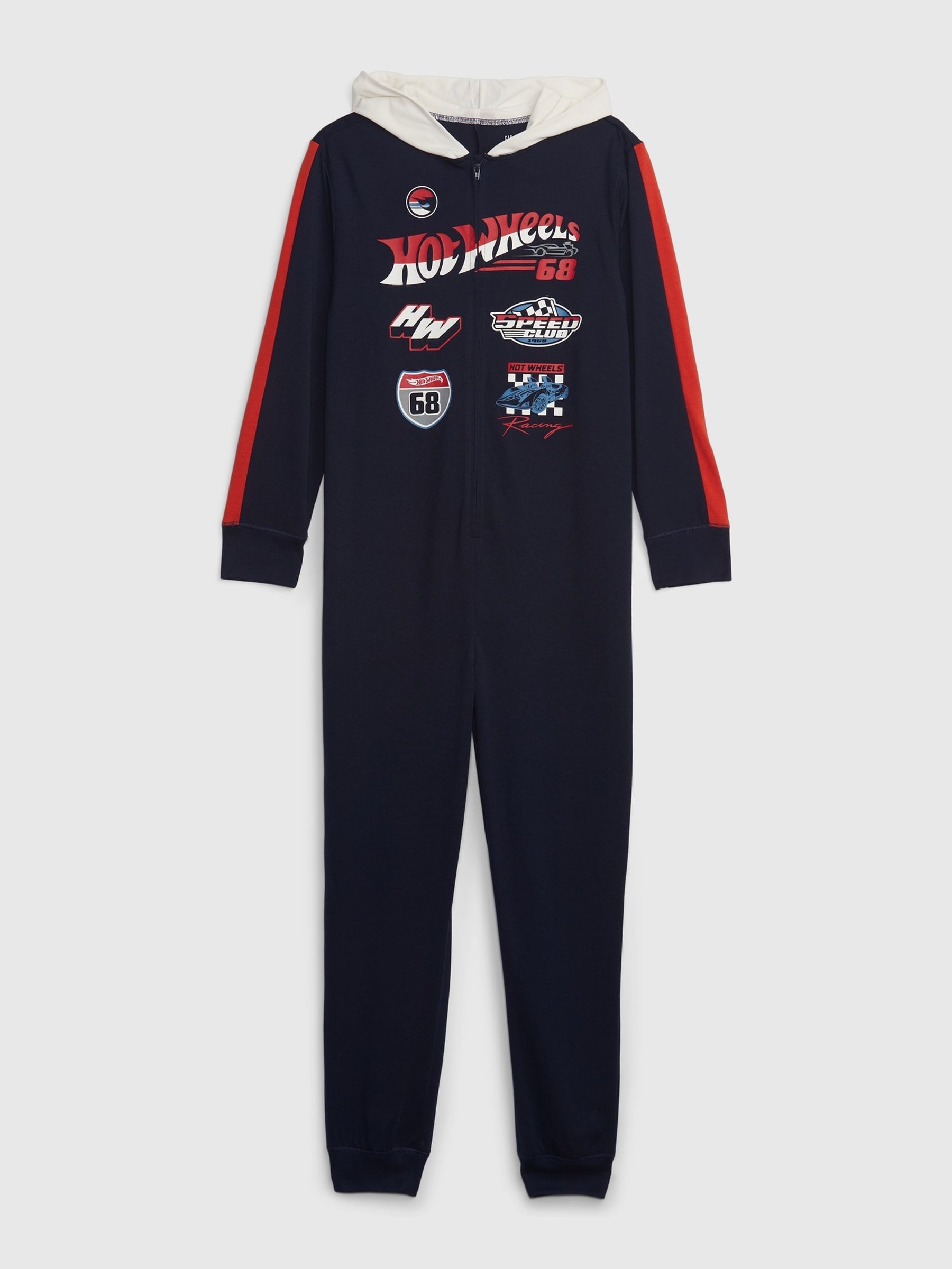Blue Hot Wheels Hooded Sleepsuit (6-13yrs) - Image 1 of 1