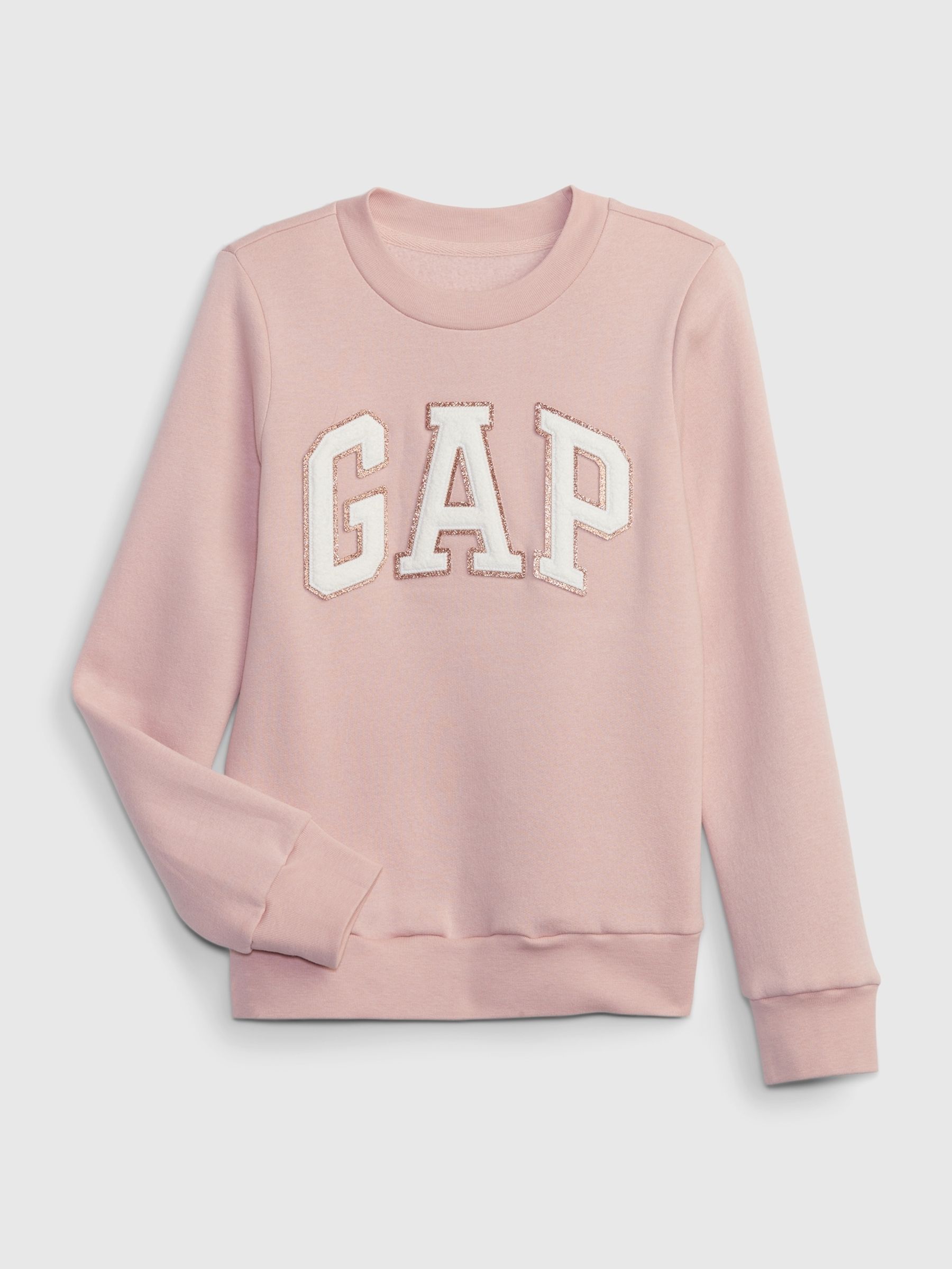 Pink Logo Crew Neck Sweatshirt (4-13yrs) - Image 1 of 2