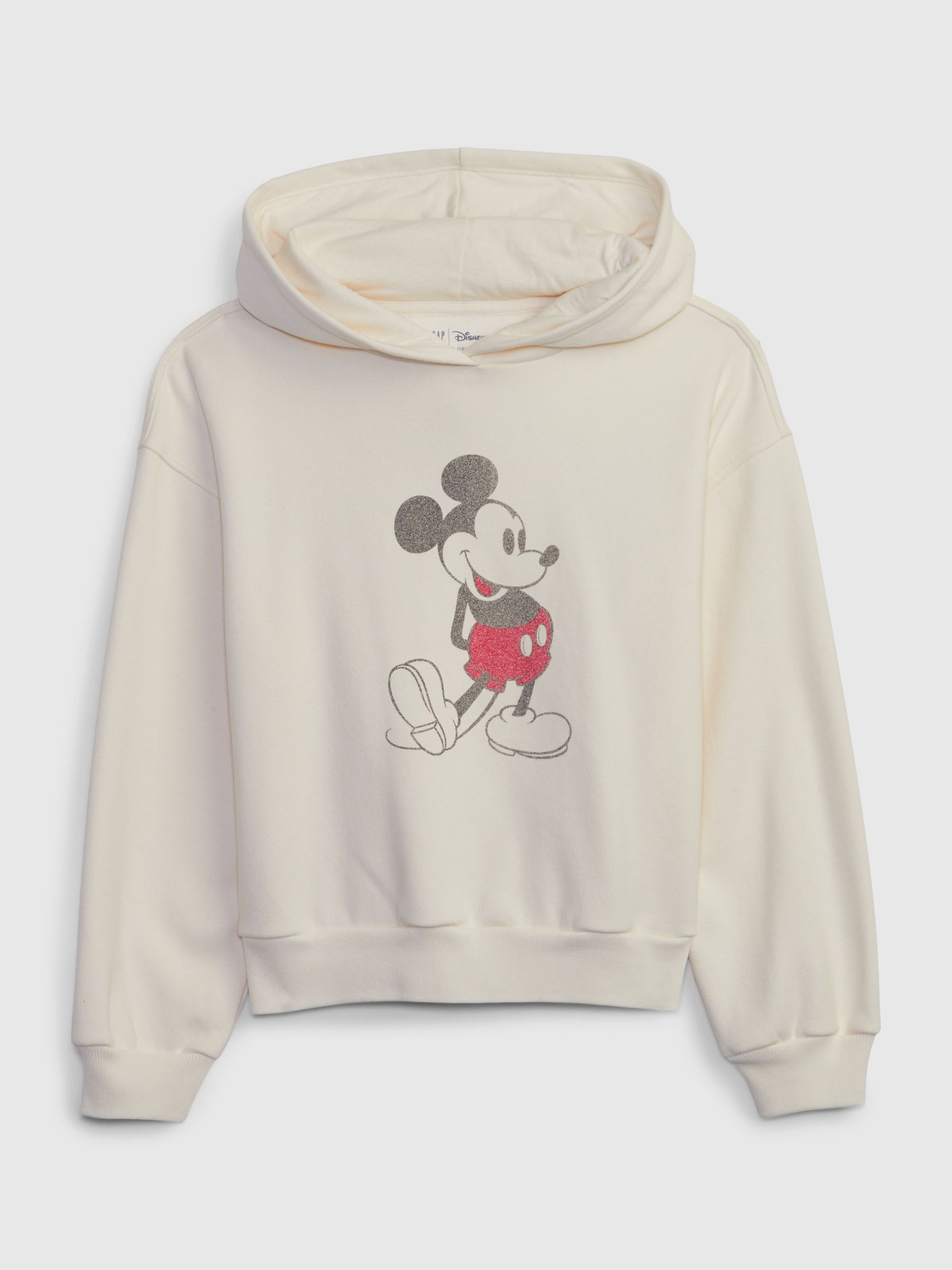 Cream Disney Mickey Mouse Hoodie (4-13yrs) - Image 1 of 1