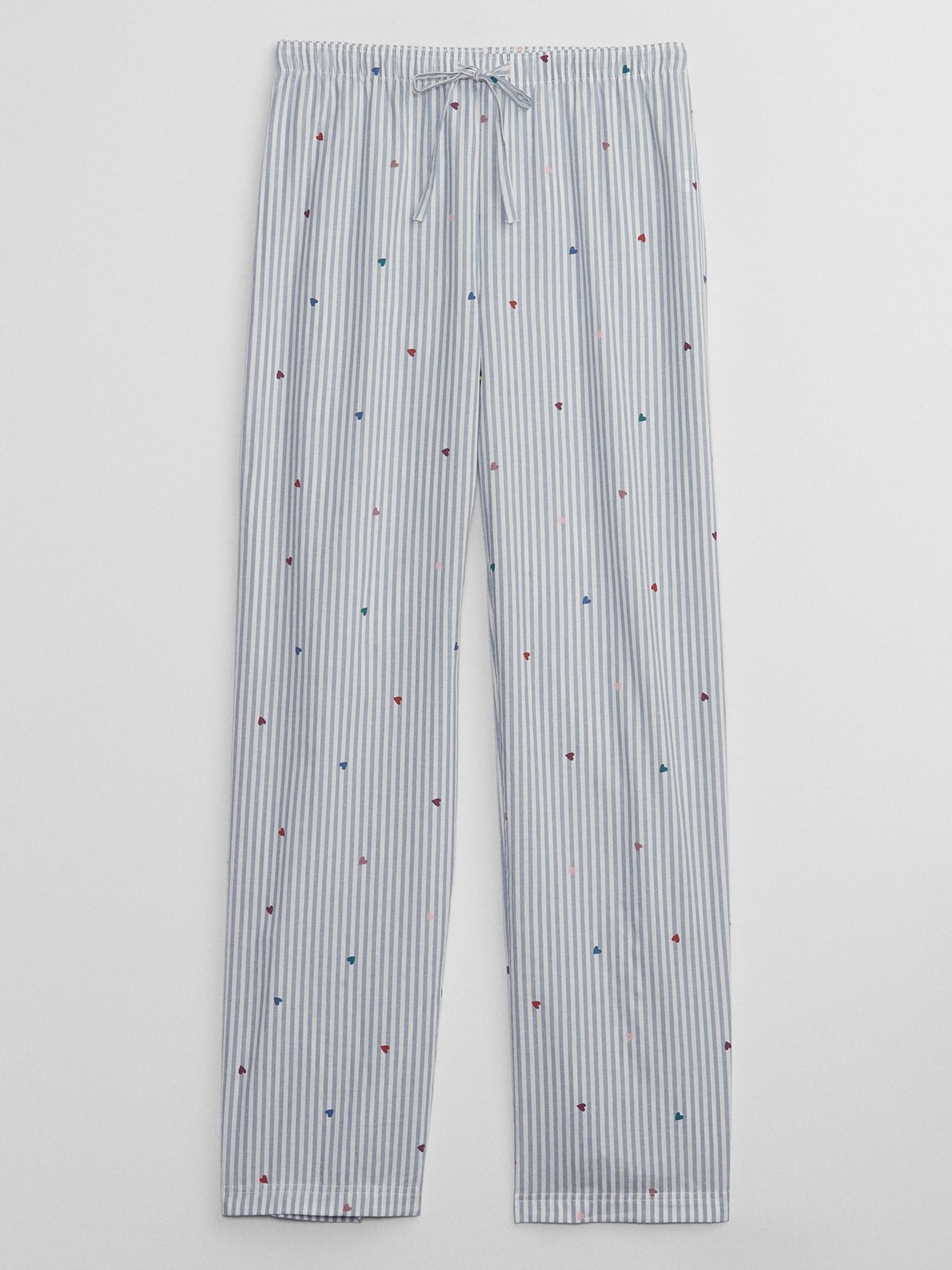 Blue Stripe Poplin Pyjama Bottoms - Image 3 of 4