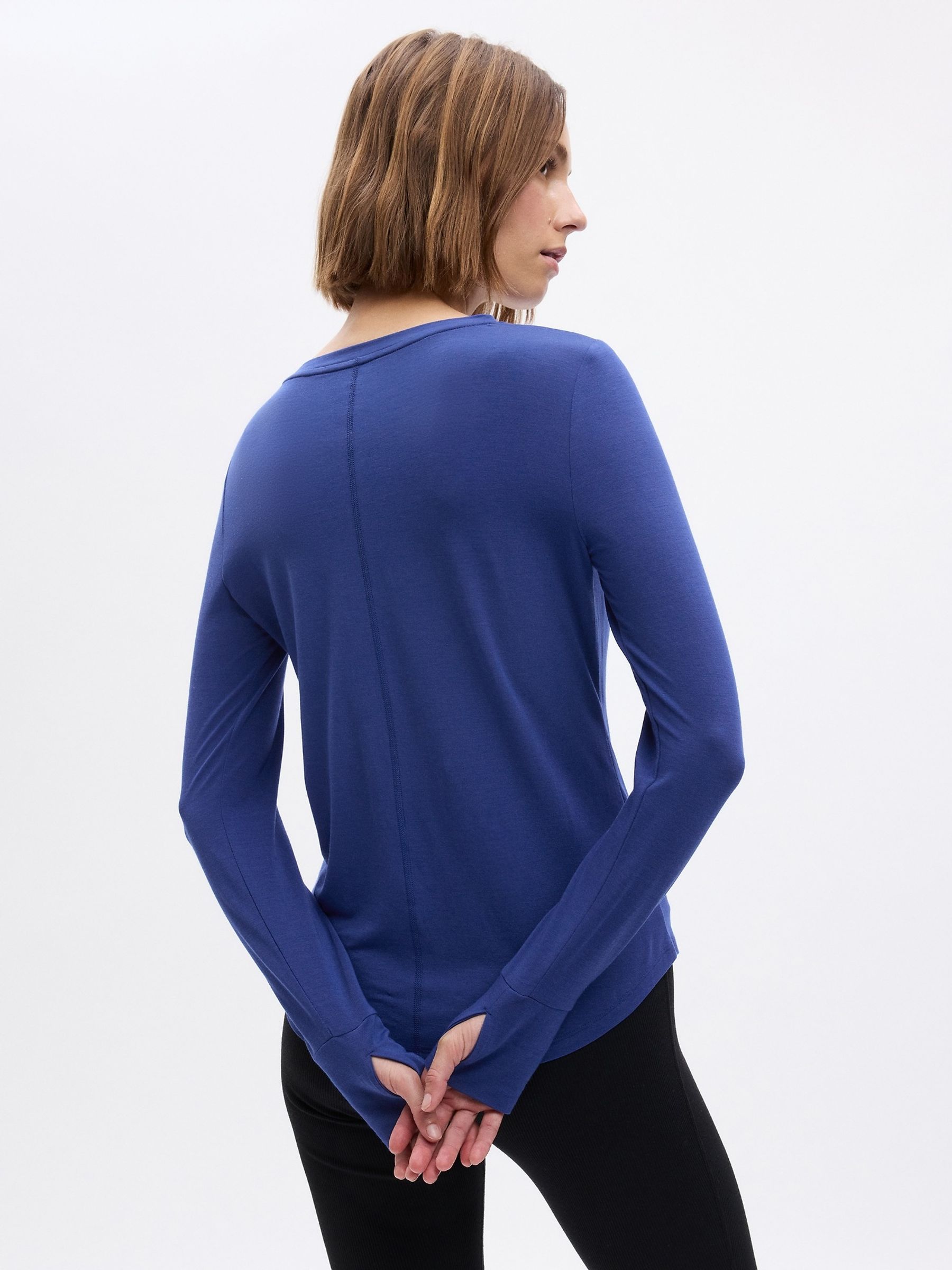 Blue Soft Breathe Long Sleeve T-Shirt - Image 2 of 4