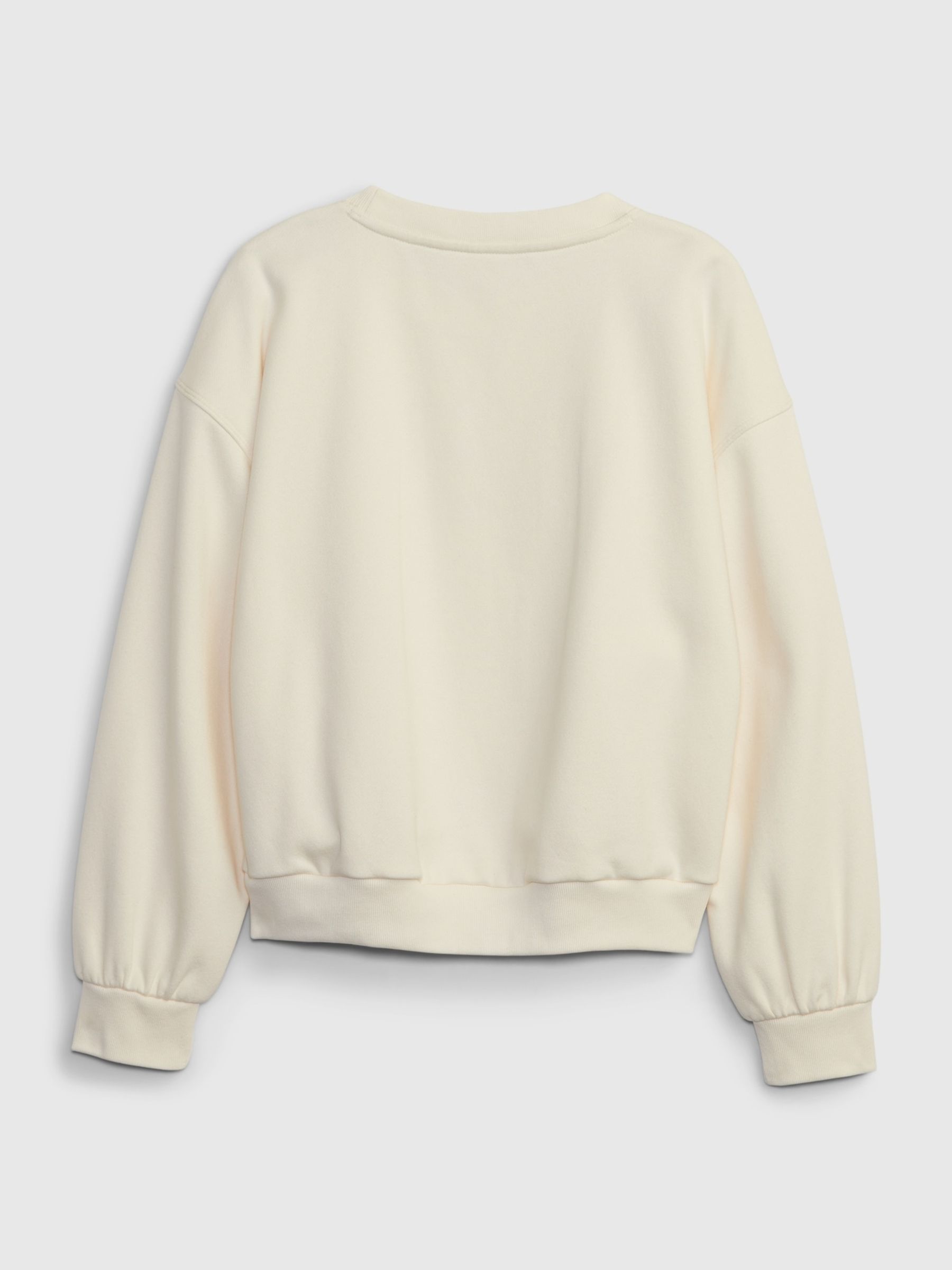 Cream Sequin Arch Logo Sweatshirt (4-13yrs) - Image 2 of 3