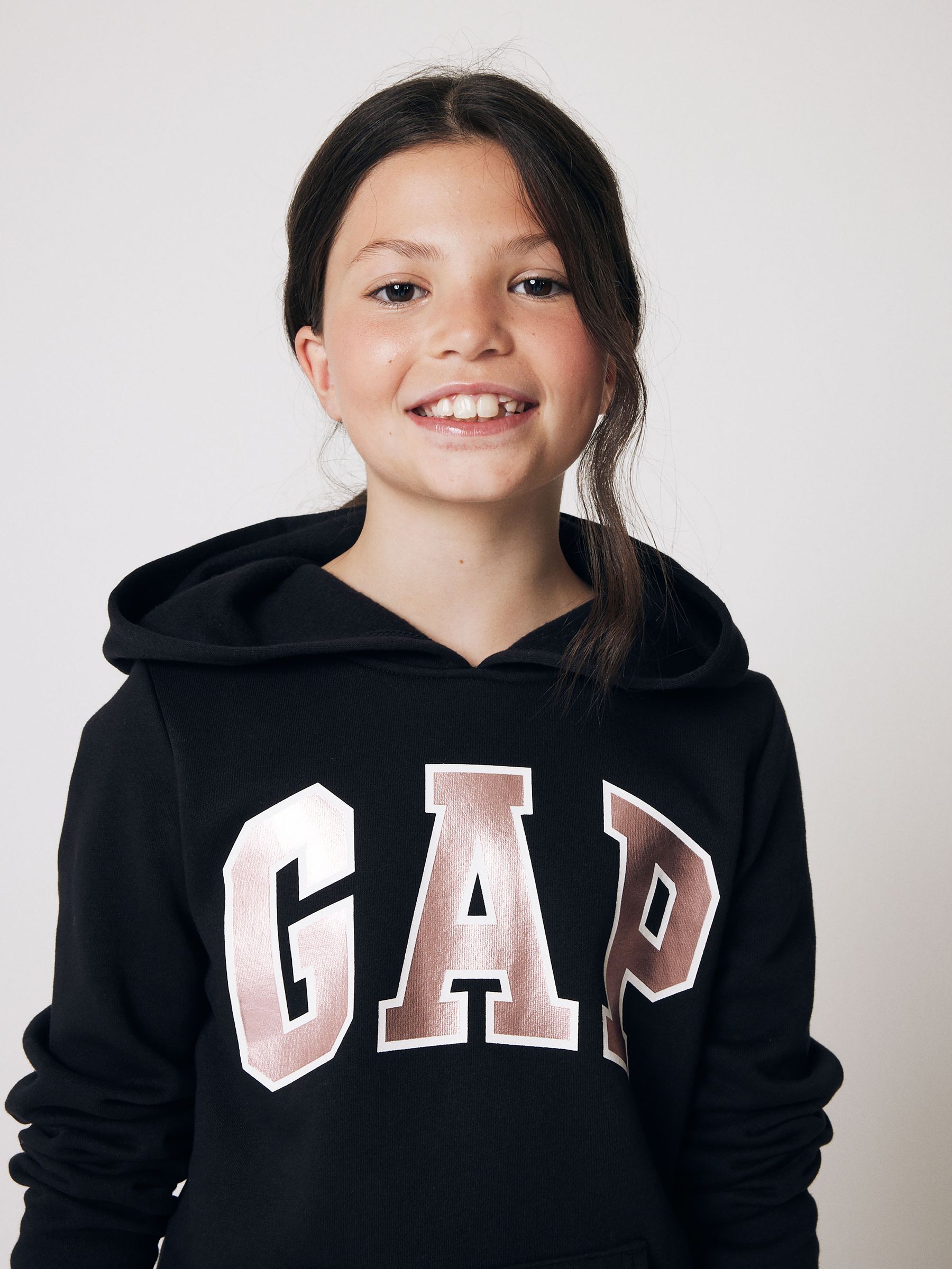 Black/Gold Logo Hoodie (4-13yrs) - Image 3 of 6