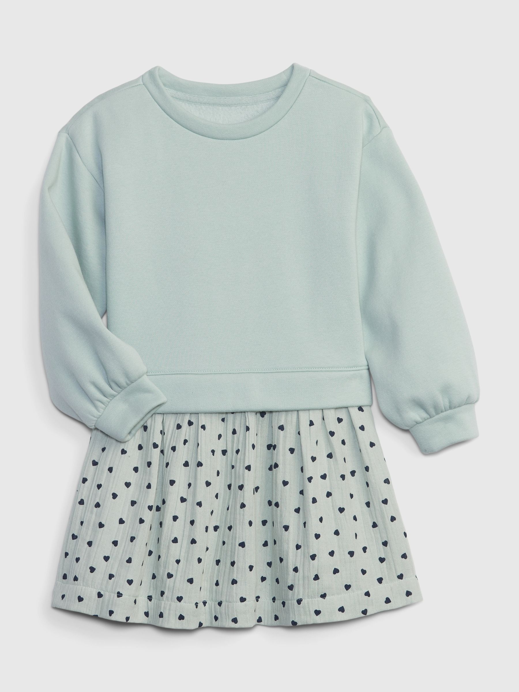 Blue 2-in-1 Sweatshirt Dress (6mths-5yrs) - Image 1 of 1