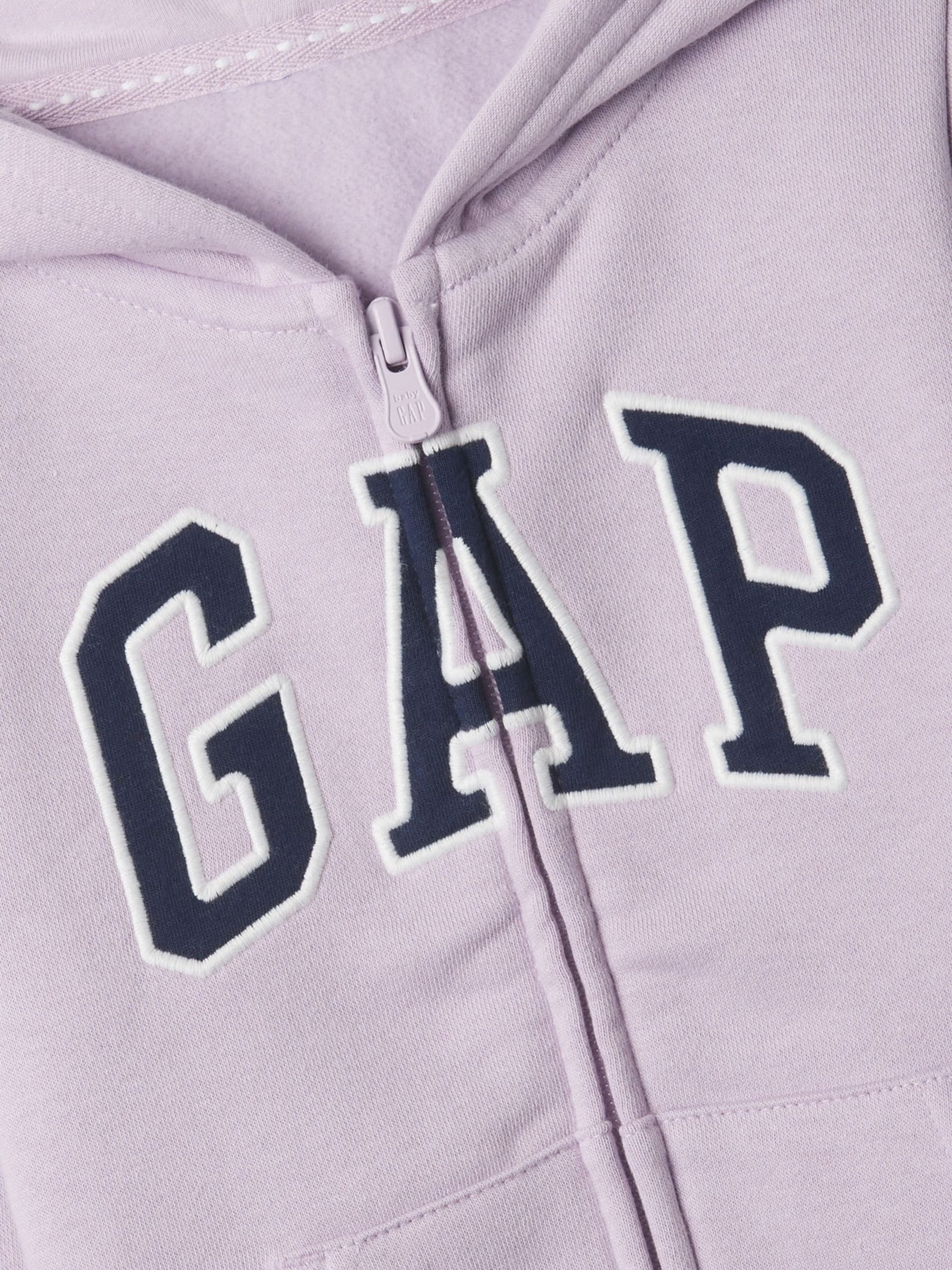 Purple Logo Zip Hoodie (Newborn-7yrs) - Image 3 of 3