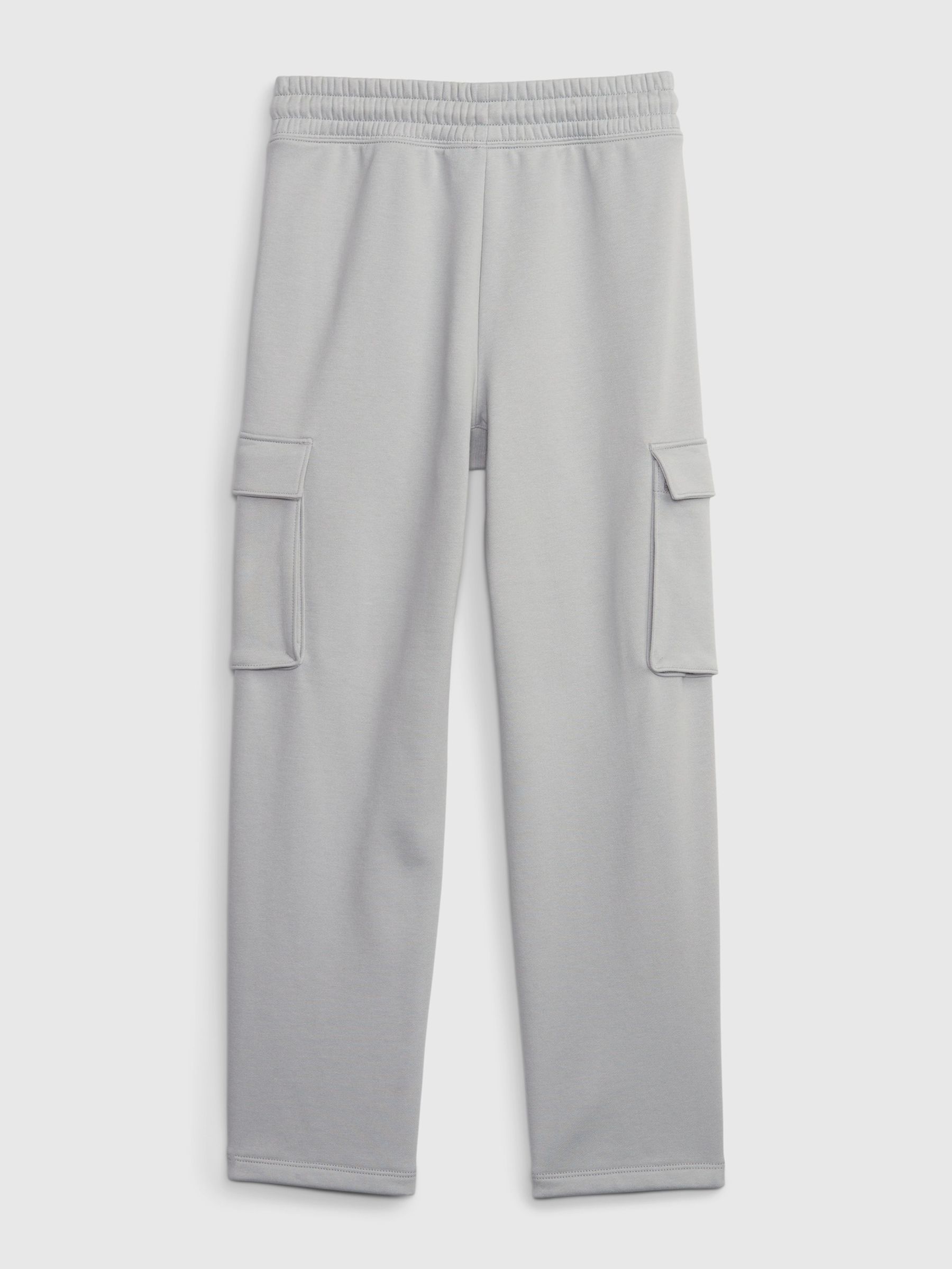 Grey Cargo Fleece Trousers (4-13yrs) - Image 2 of 3