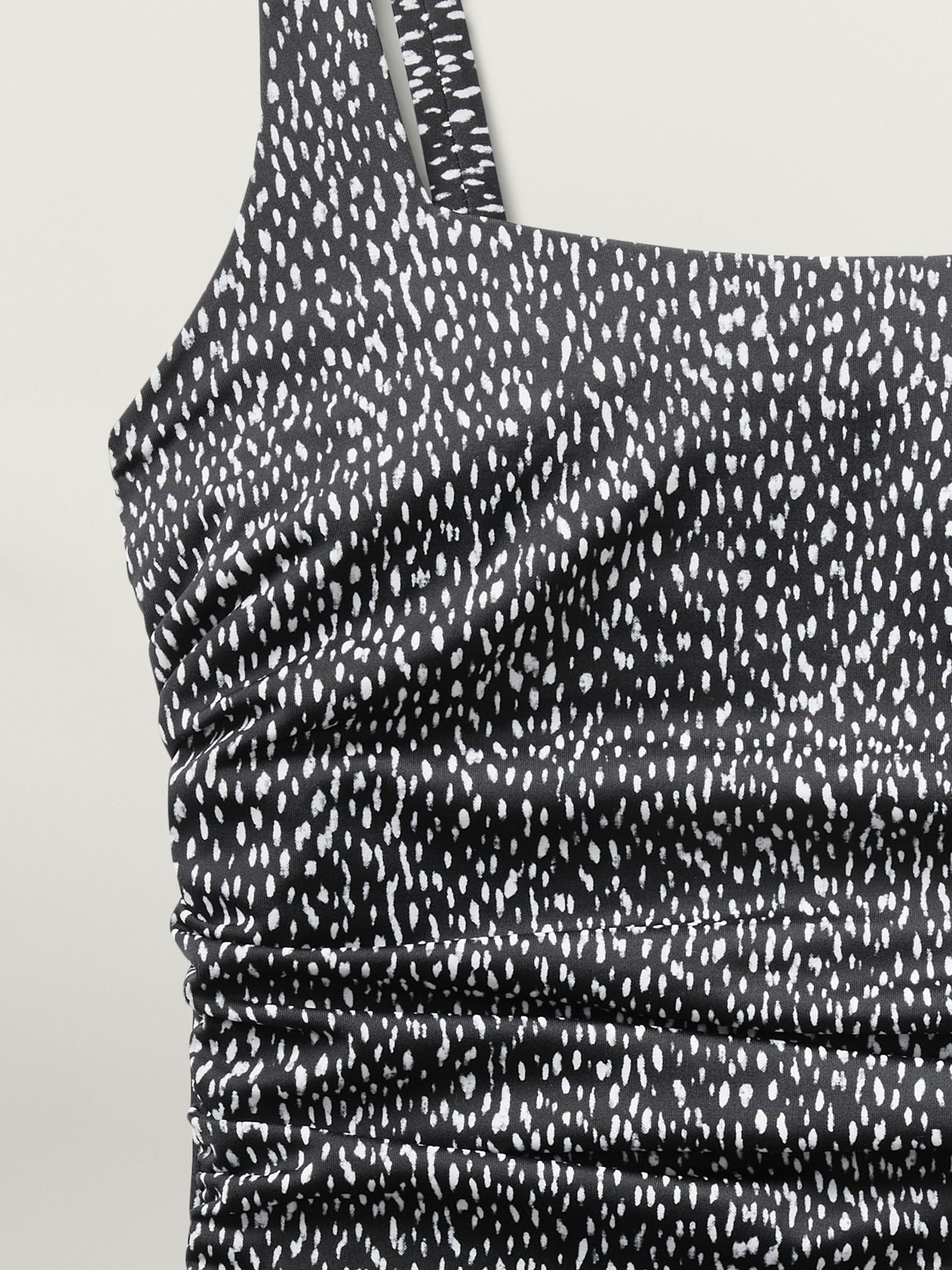 Athleta Black/White Square Neck One-Piece Swimsuit - Image 5 of 5