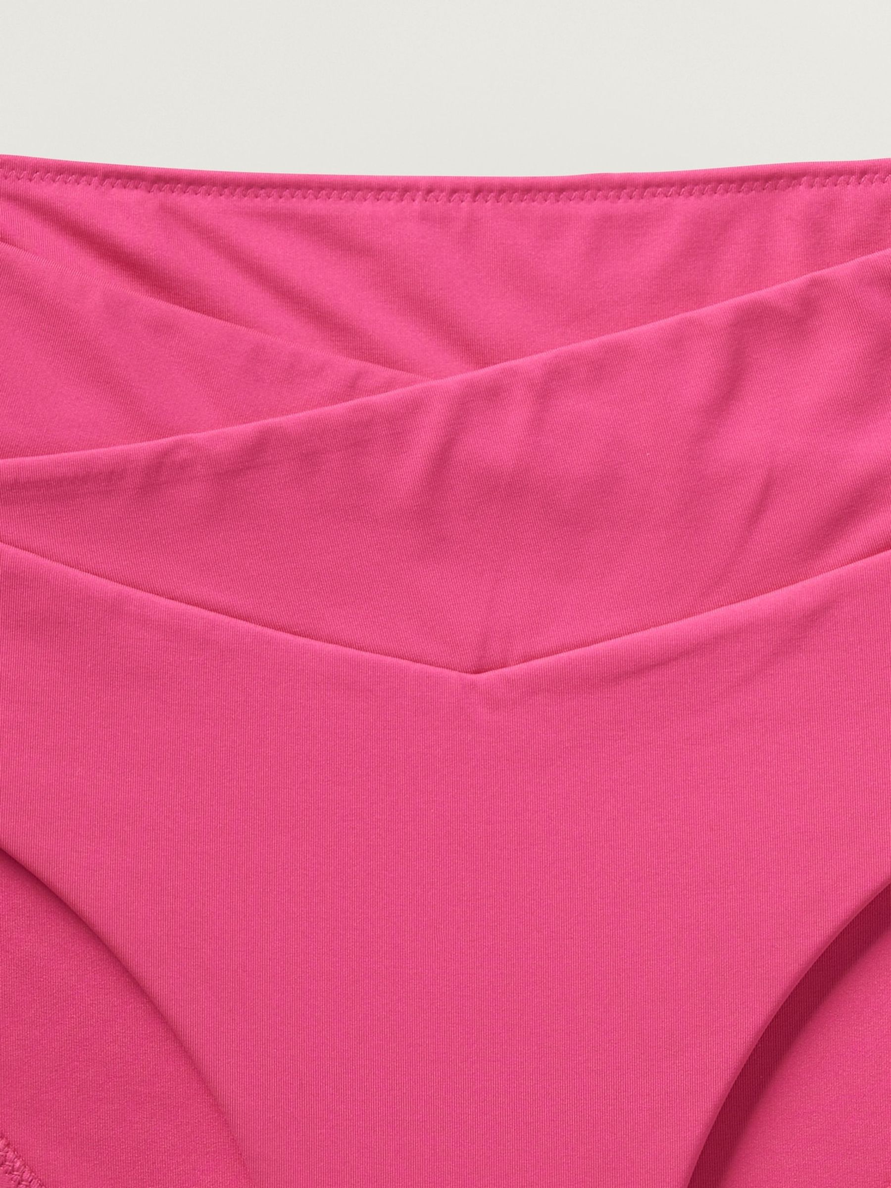 Athleta Pink High Waist Crossover Bikini Bottoms - Image 5 of 5