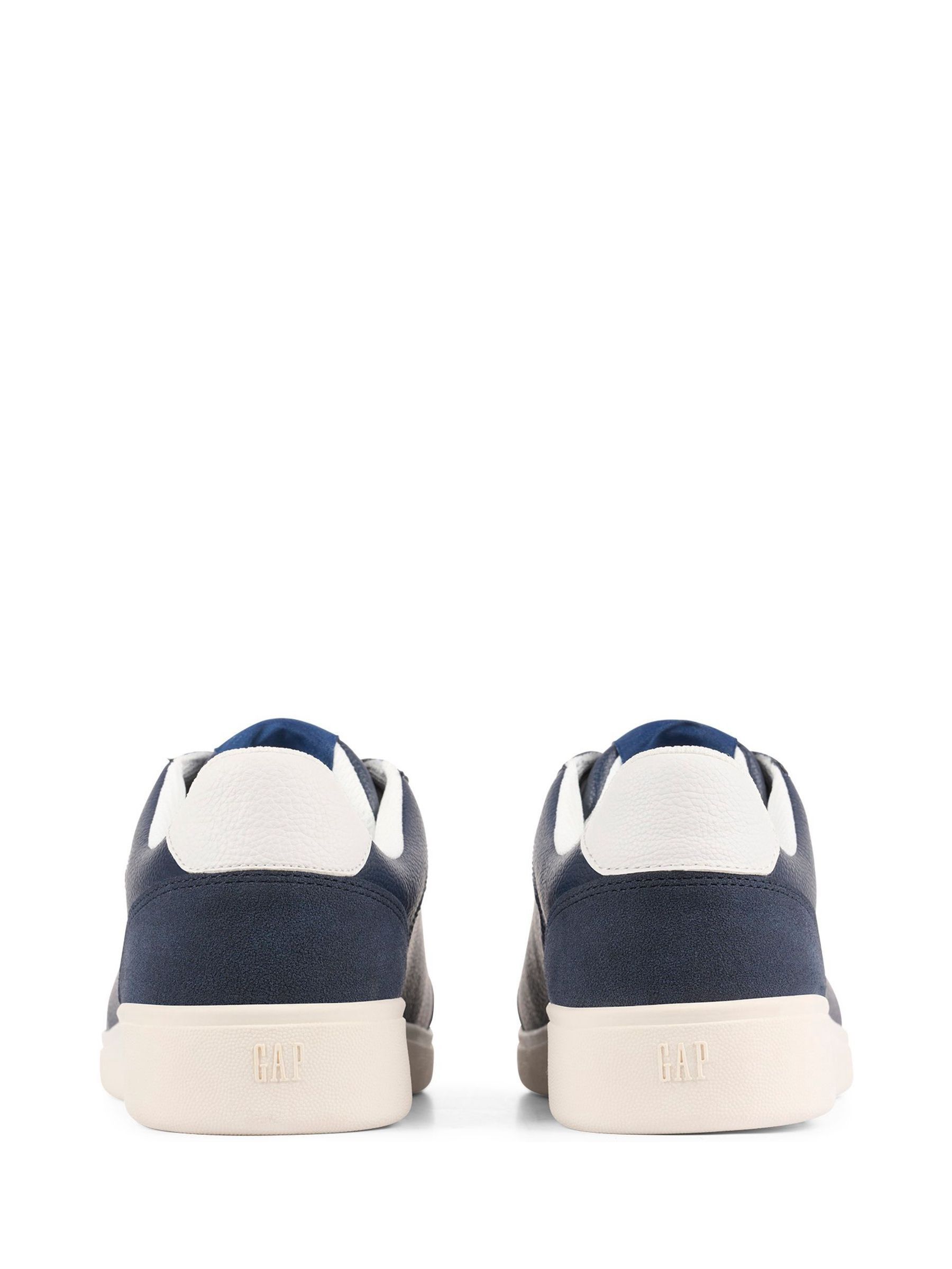 Navy Blue Seattle Low Top Trainers - Image 2 of 4