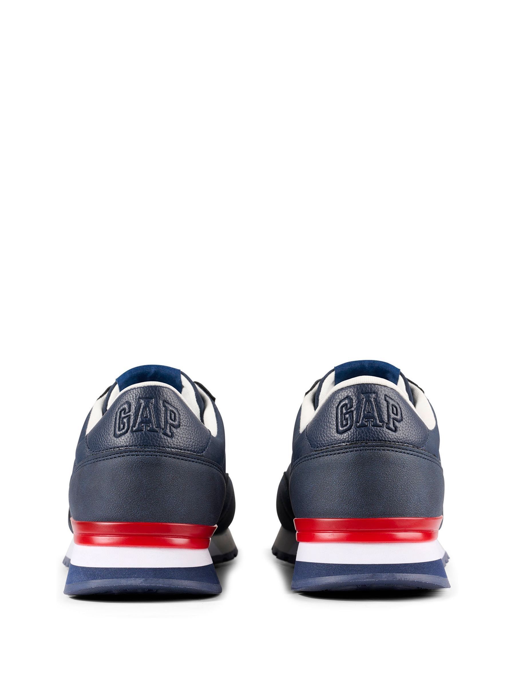 Navy Blue New York Low Top Trainers - Image 2 of 5