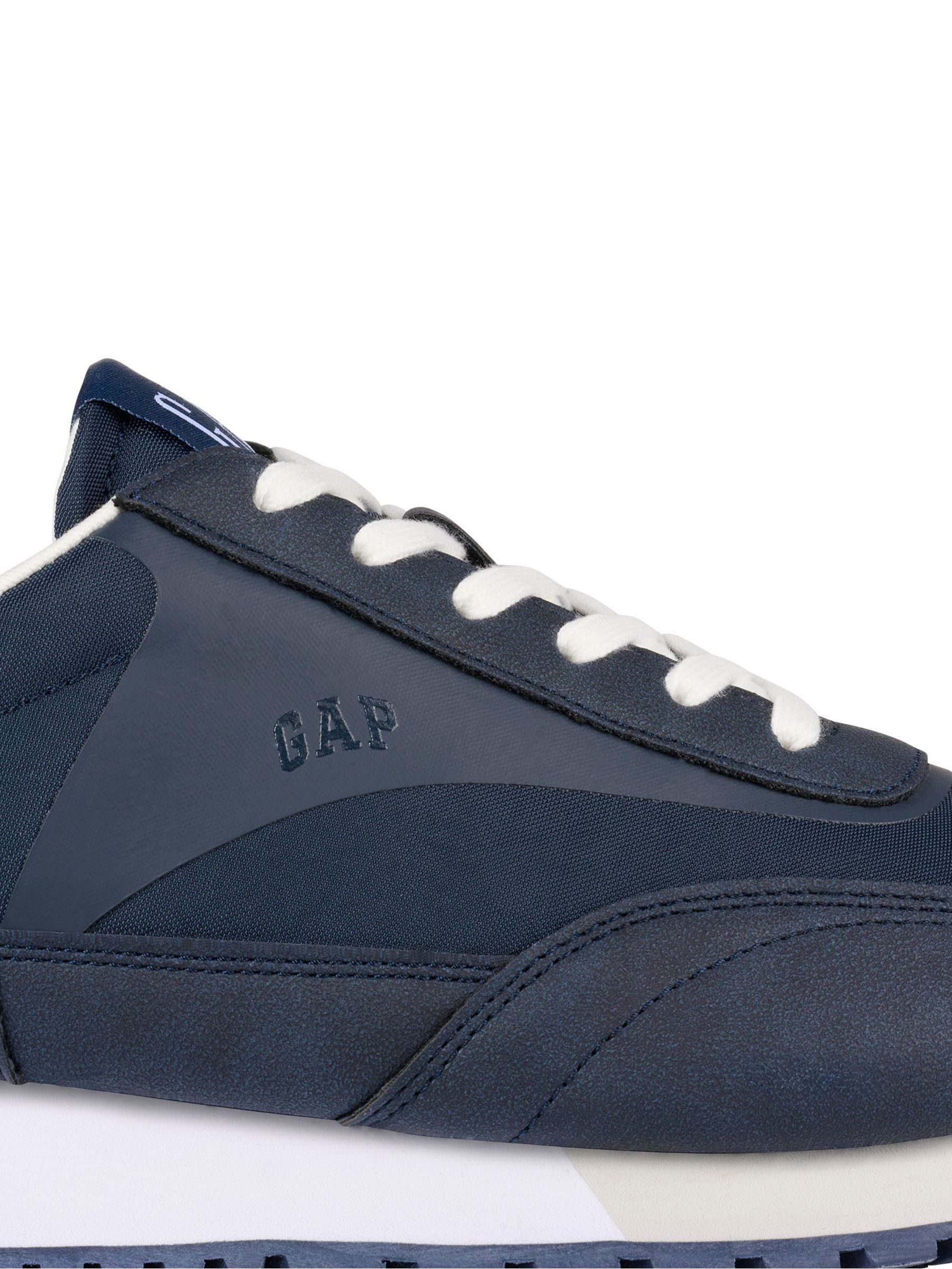 Navy Blue New York Low Top Trainers - Image 4 of 5