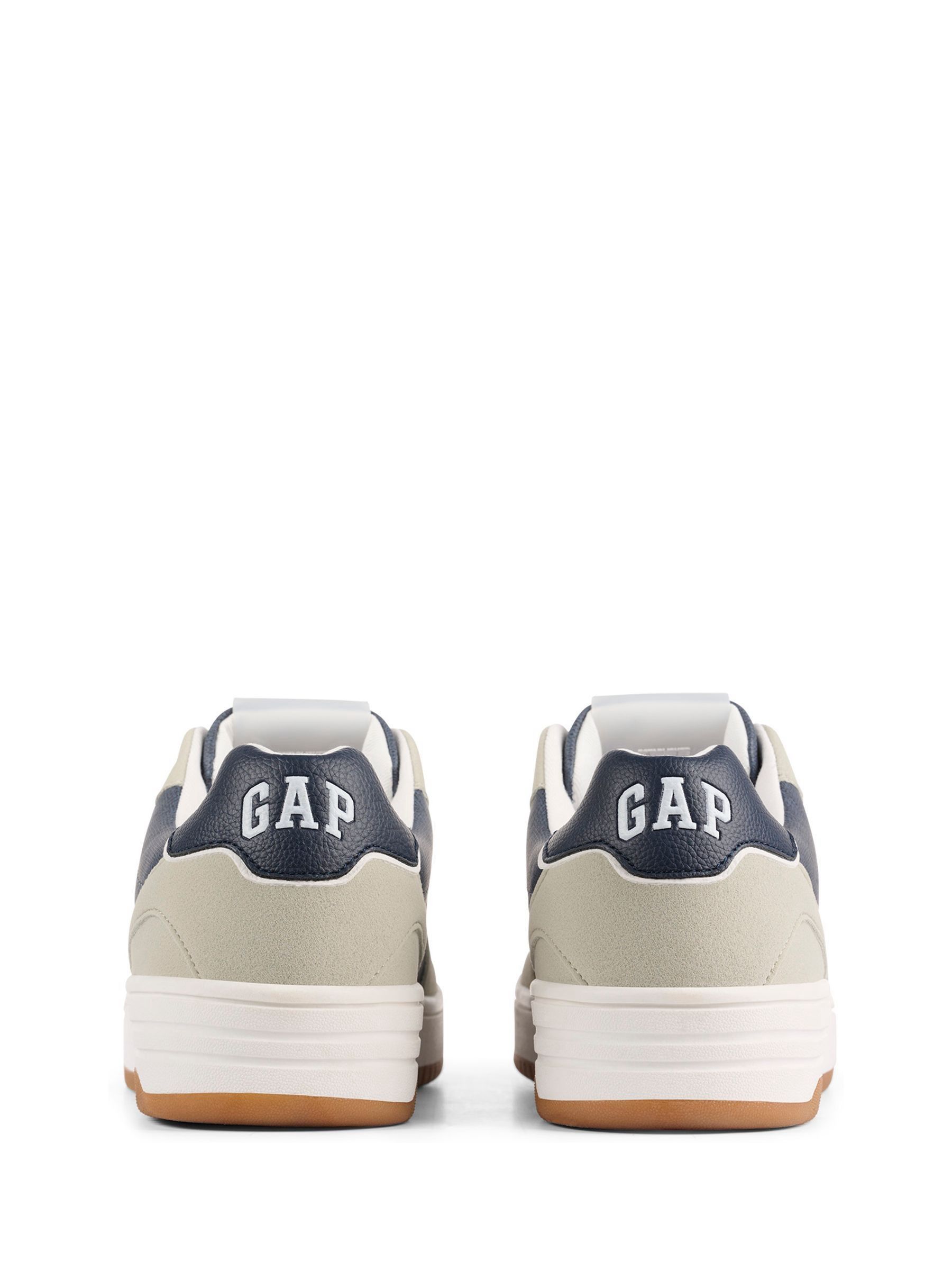 Grey Boston Low Top Trainers - Image 2 of 6