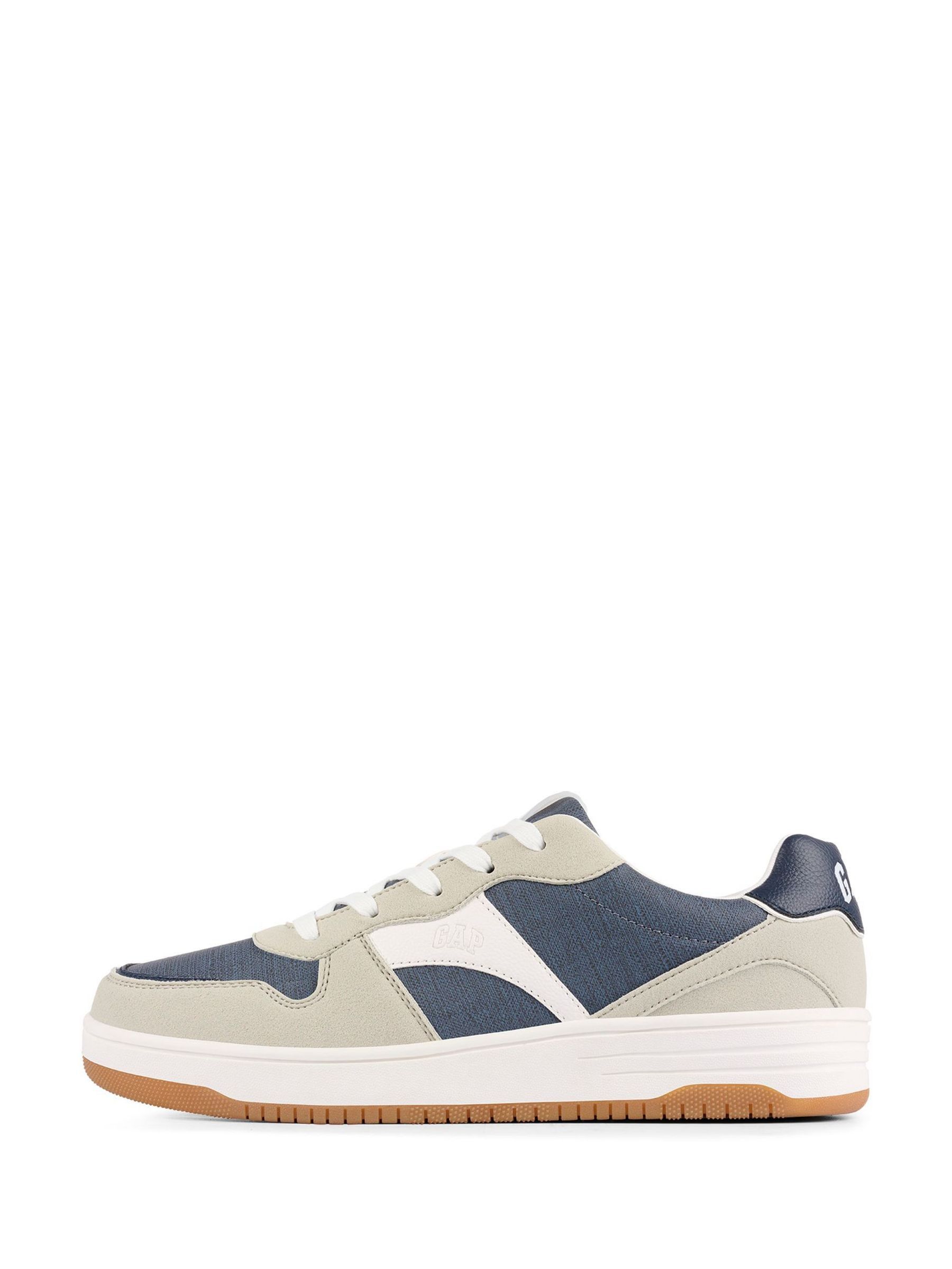Grey Boston Low Top Trainers - Image 3 of 6