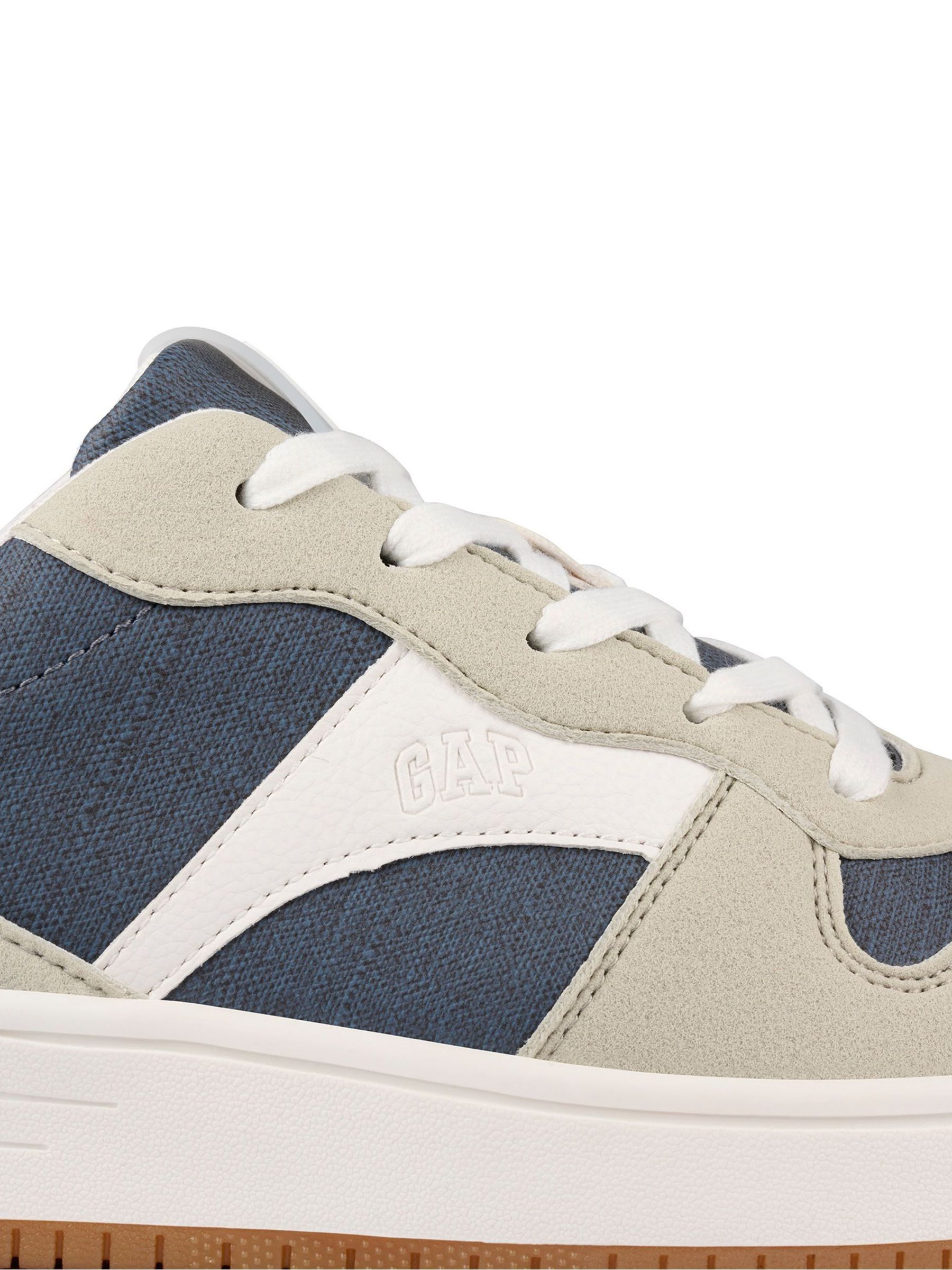 Grey Boston Low Top Trainers - Image 6 of 6