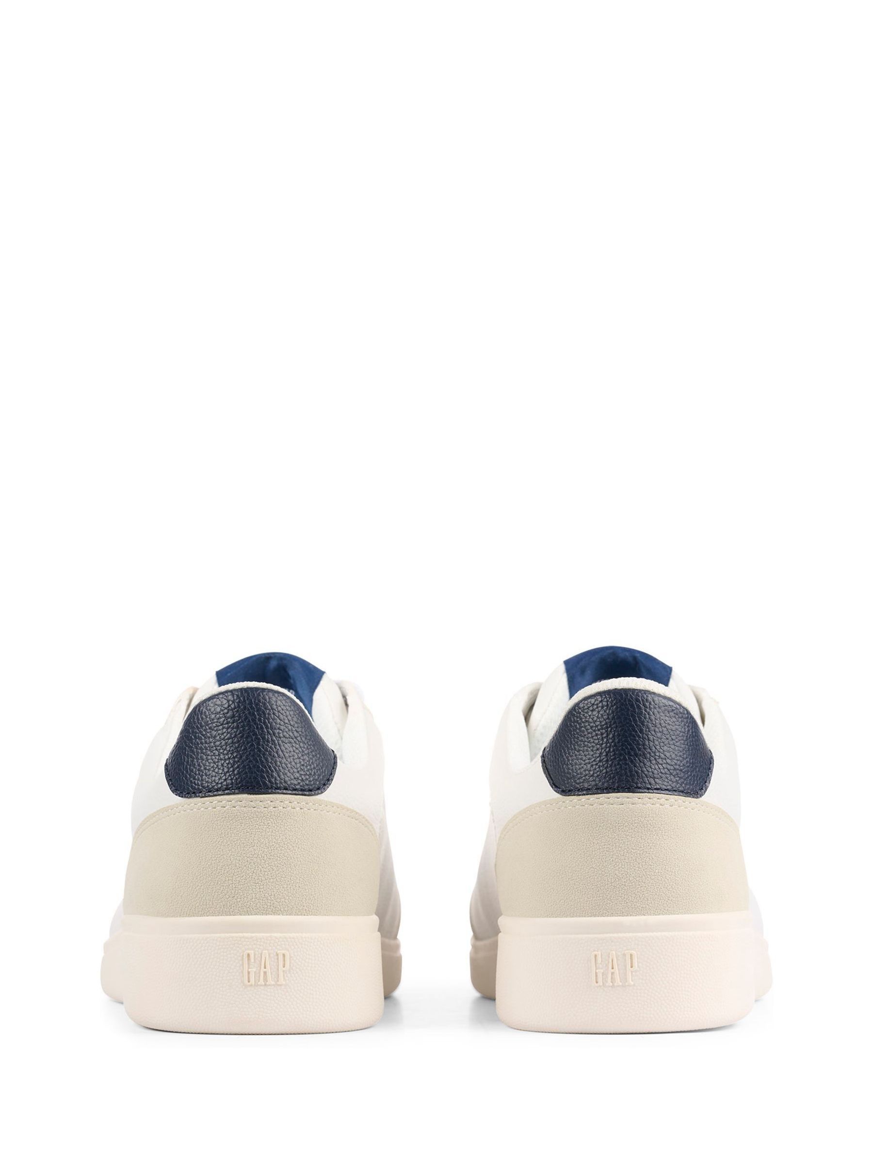 White Seattle Low Top Trainers - Image 3 of 5