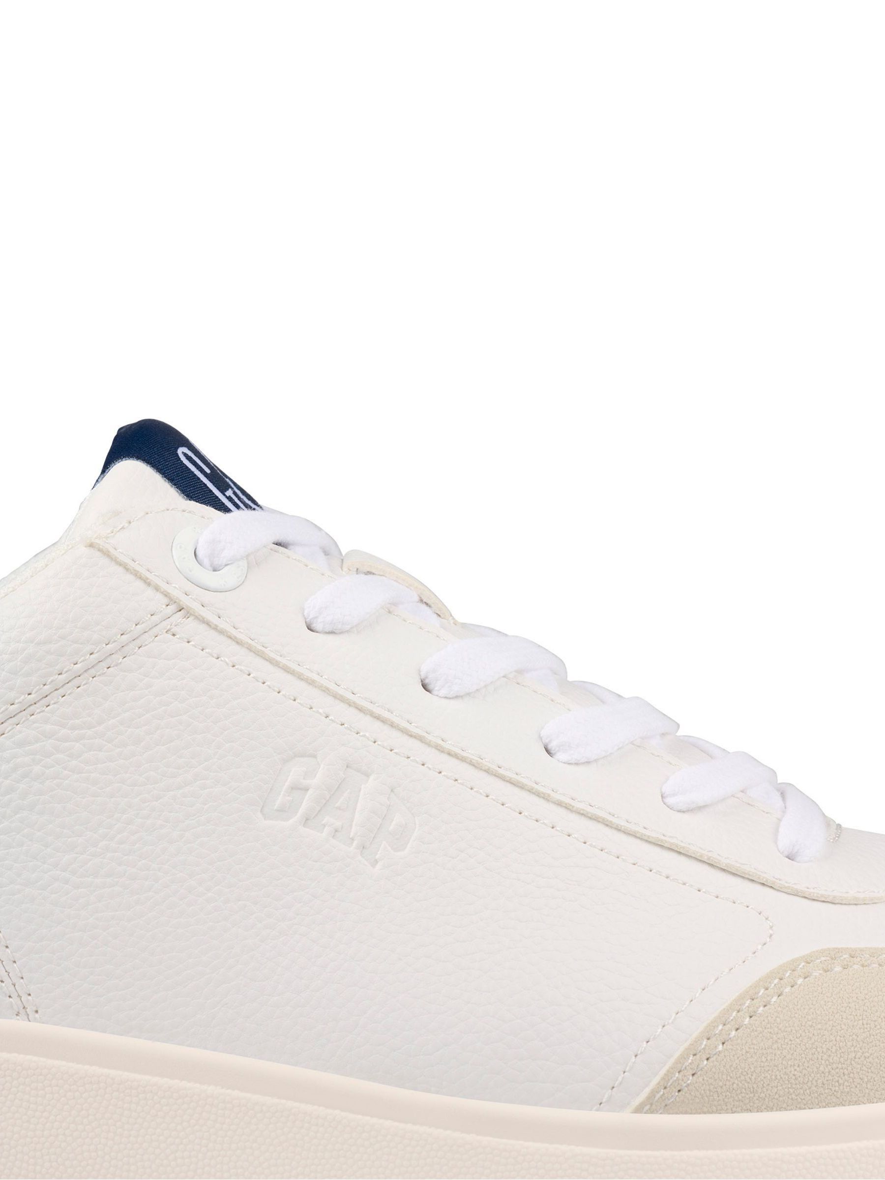 White Seattle Low Top Trainers - Image 4 of 5