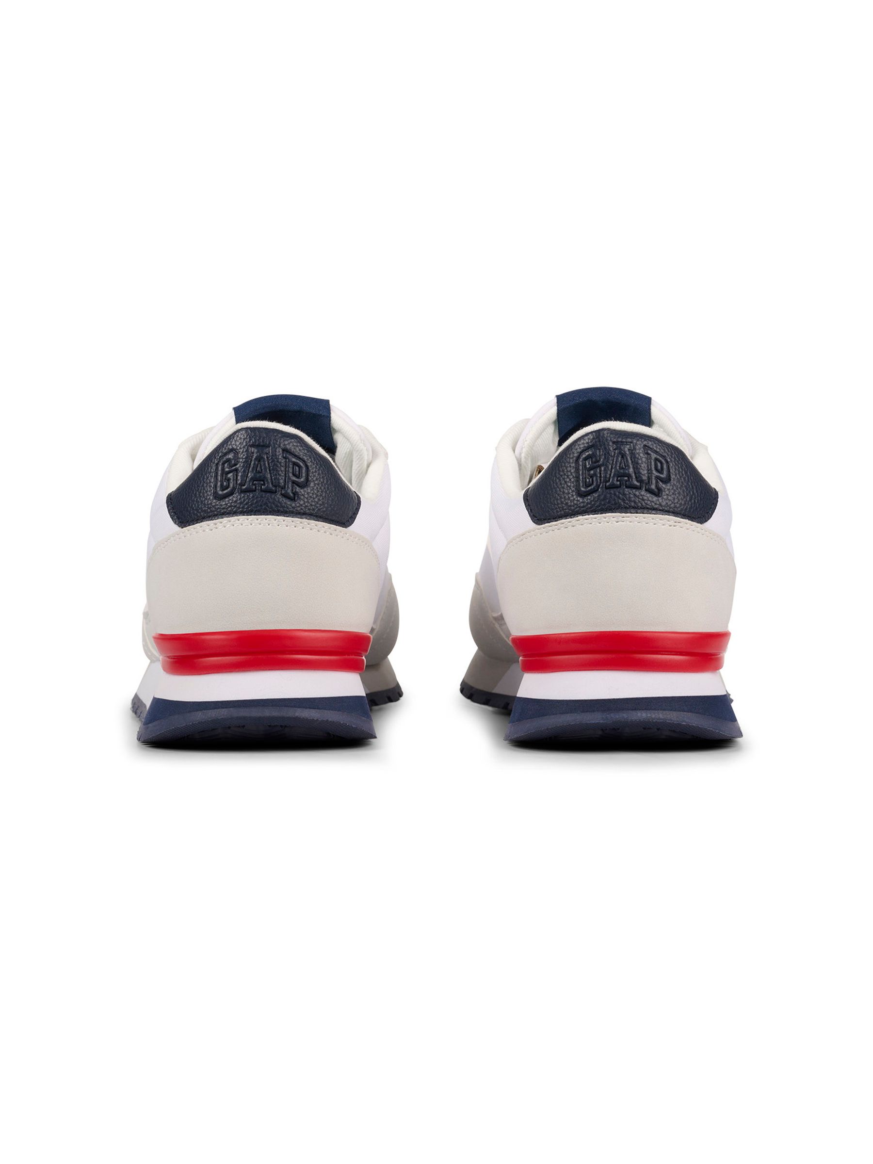 White New York Low Top Trainers - Image 3 of 5