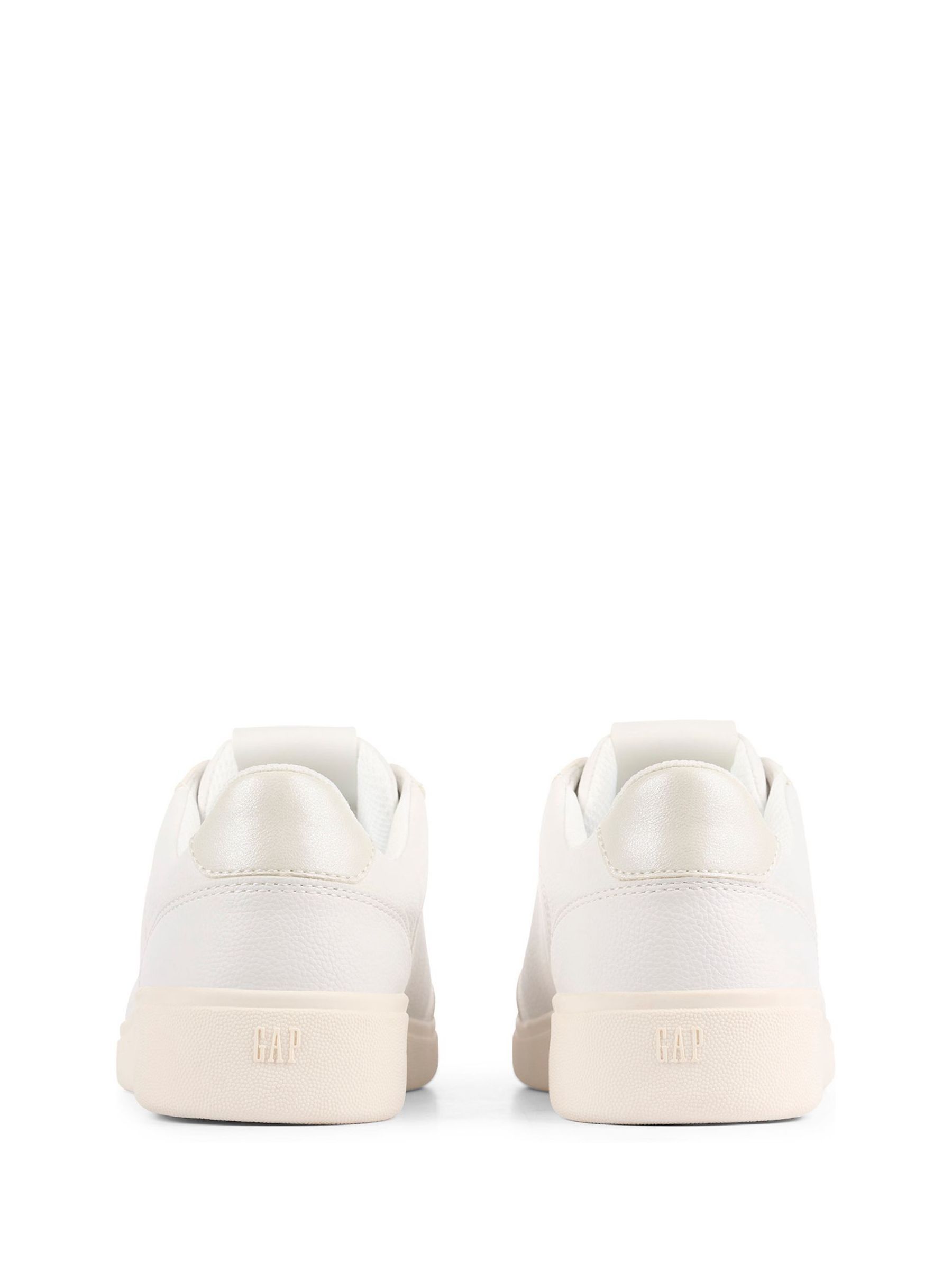 White Seattle Low Top Trainers - Image 2 of 5