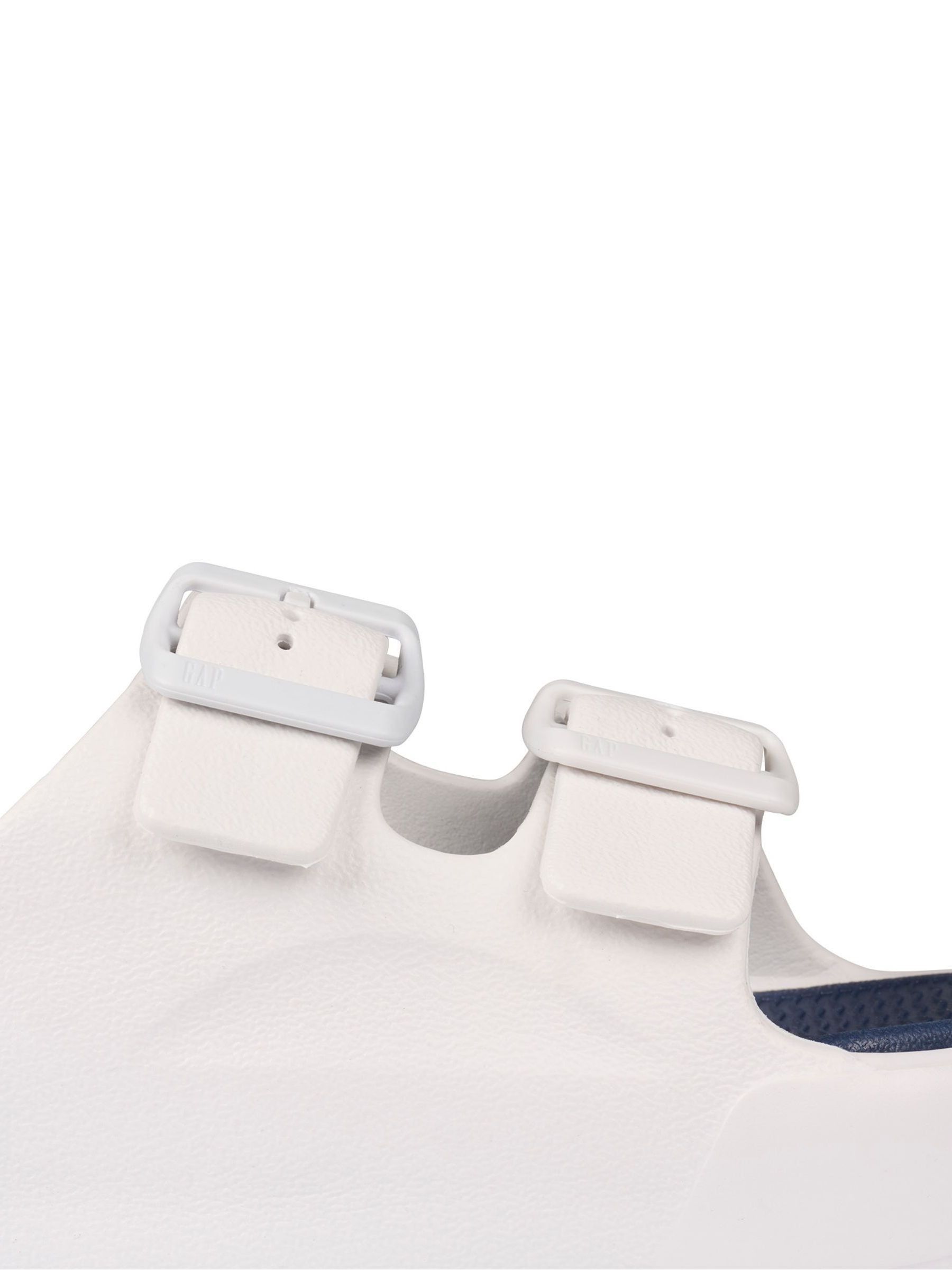 White Double Strap Virginia EVA Sandals - Image 3 of 4