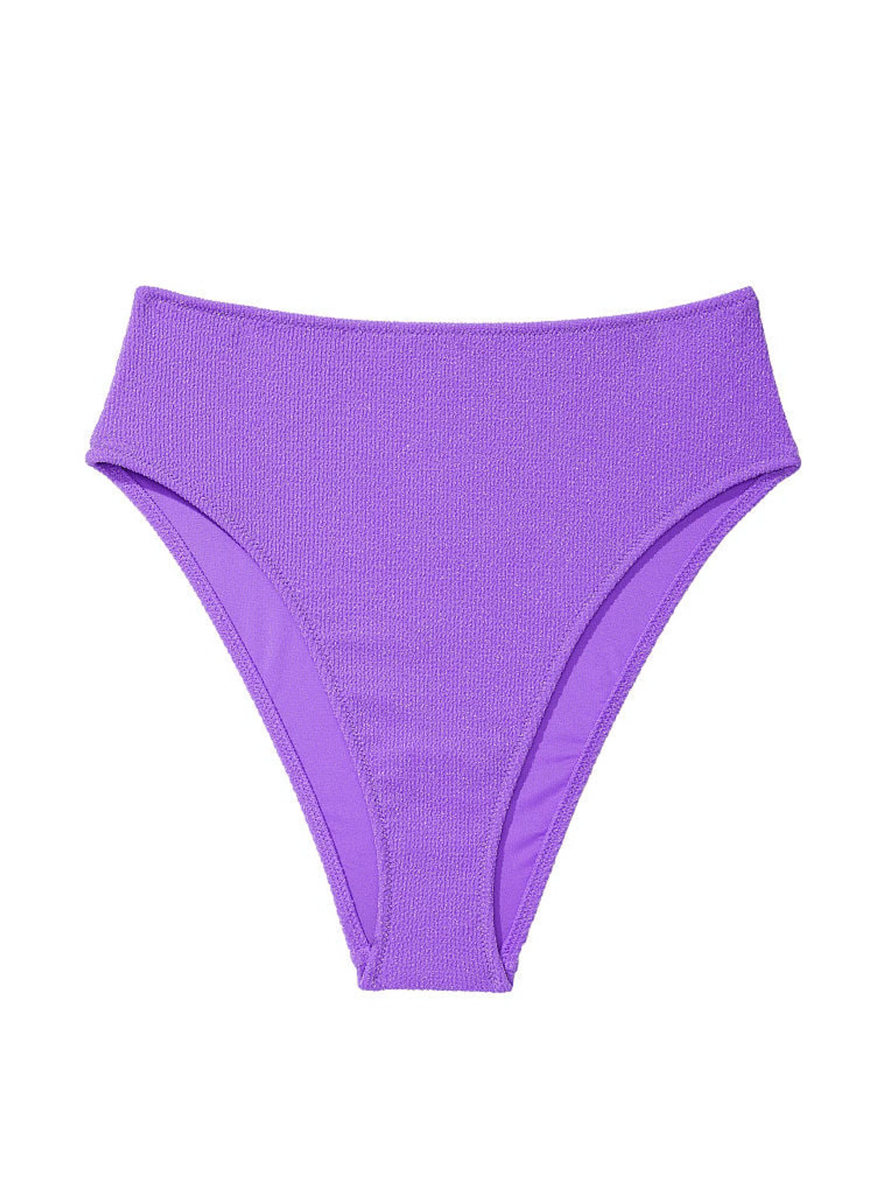 Luscious Lavender Purple High Waisted Bikini Bottom - Image 3 of 4