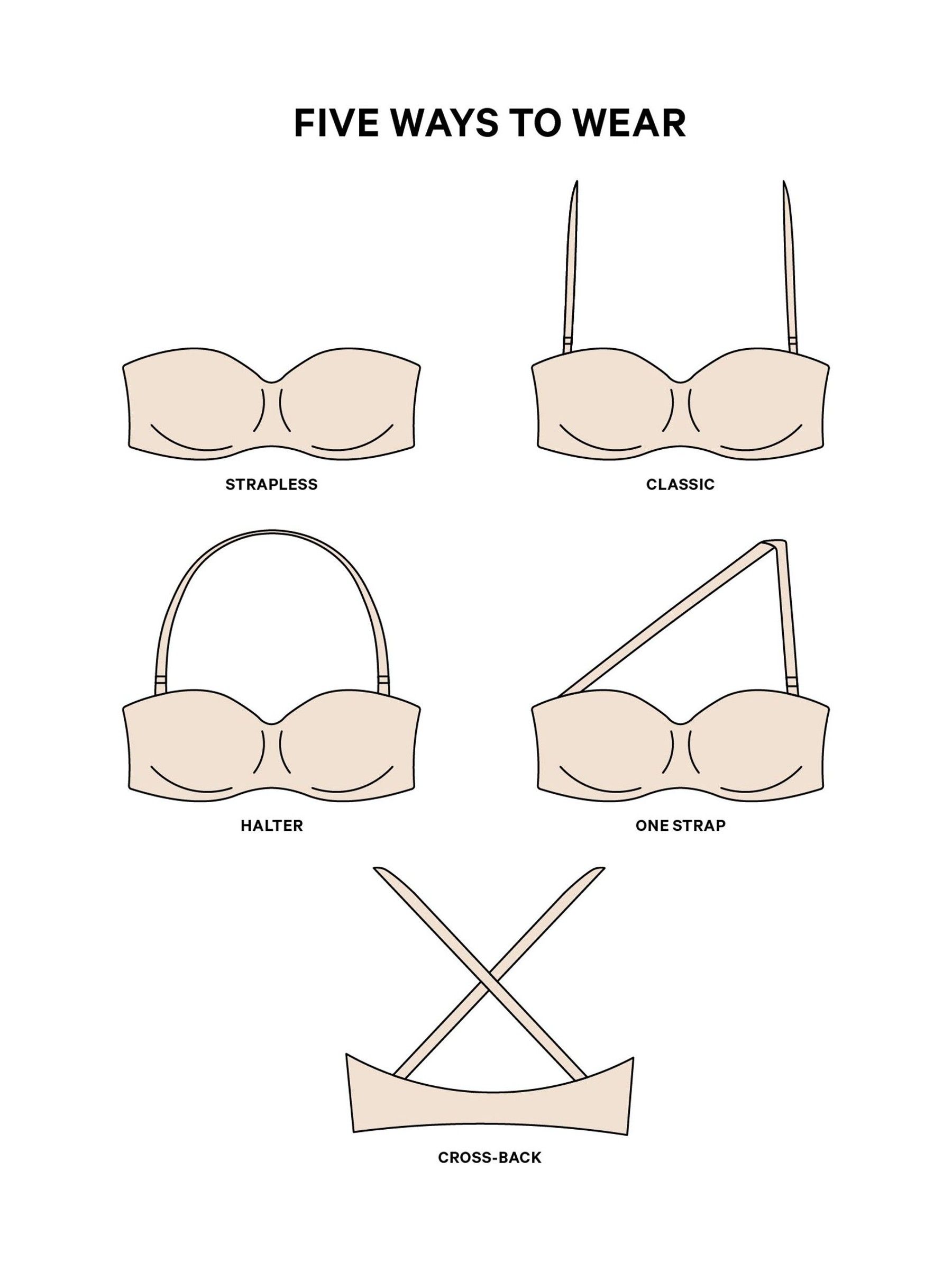 Nude Marzipan Strapless Bra - Image 4 of 4
