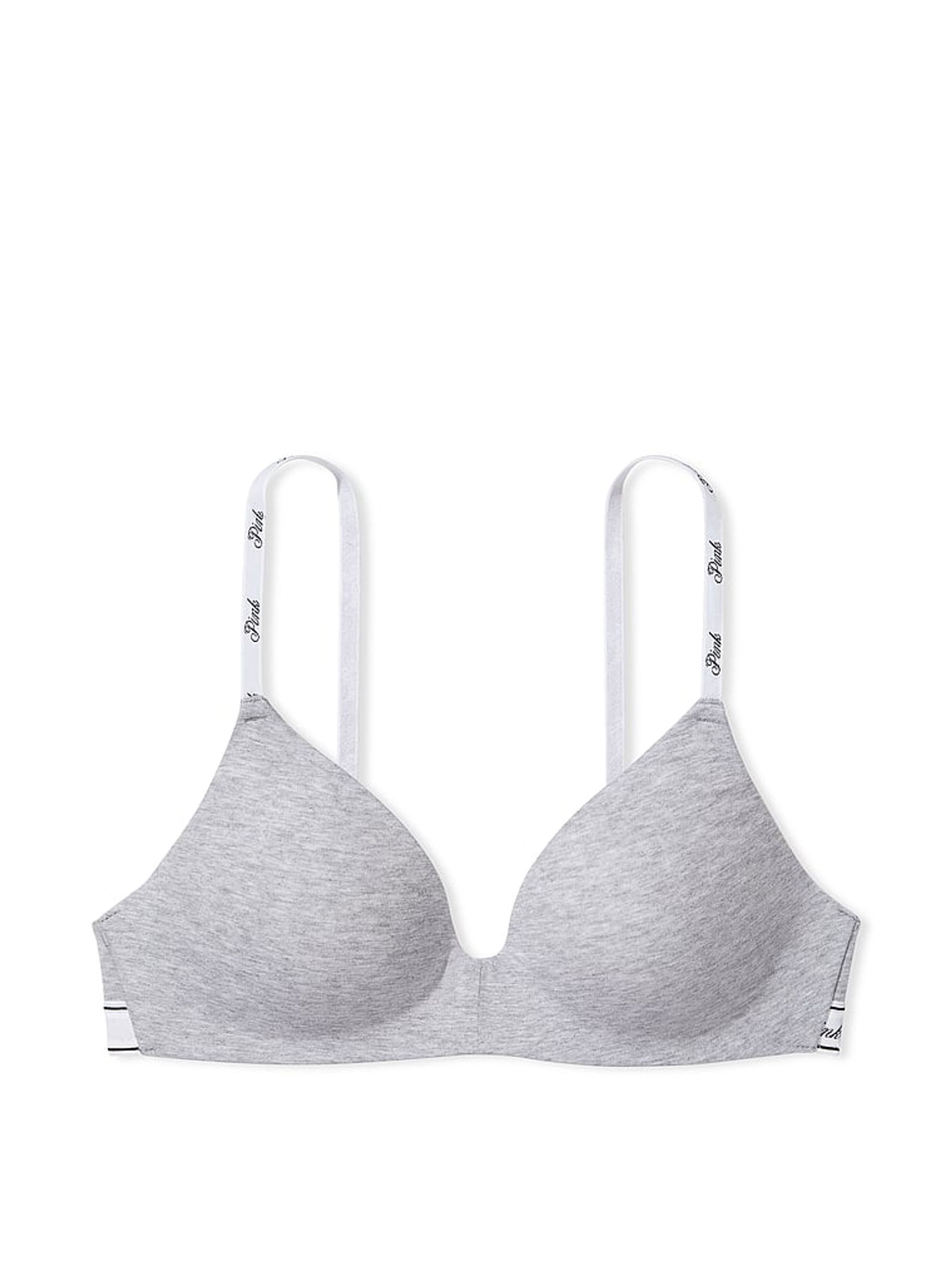 Grey Heather Non Wired Push Up Push Up Bra - Image 3 of 4