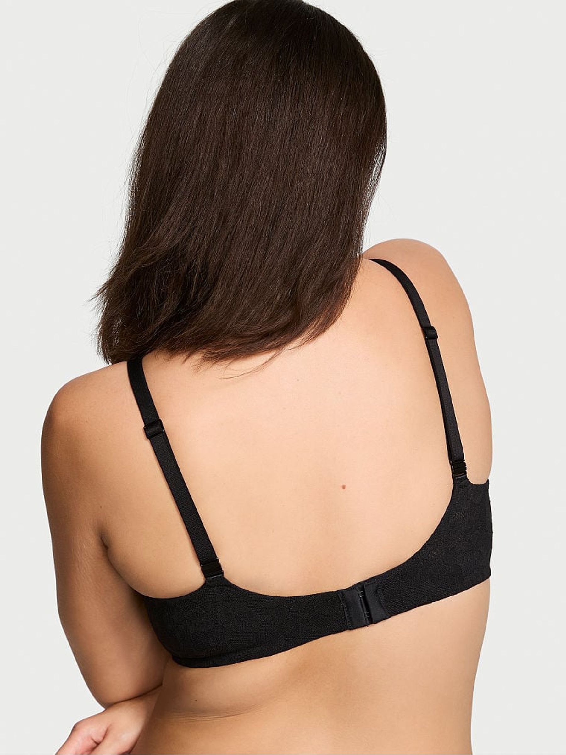 Black Lace Minimiser Invisible Lift Bra - Image 2 of 5
