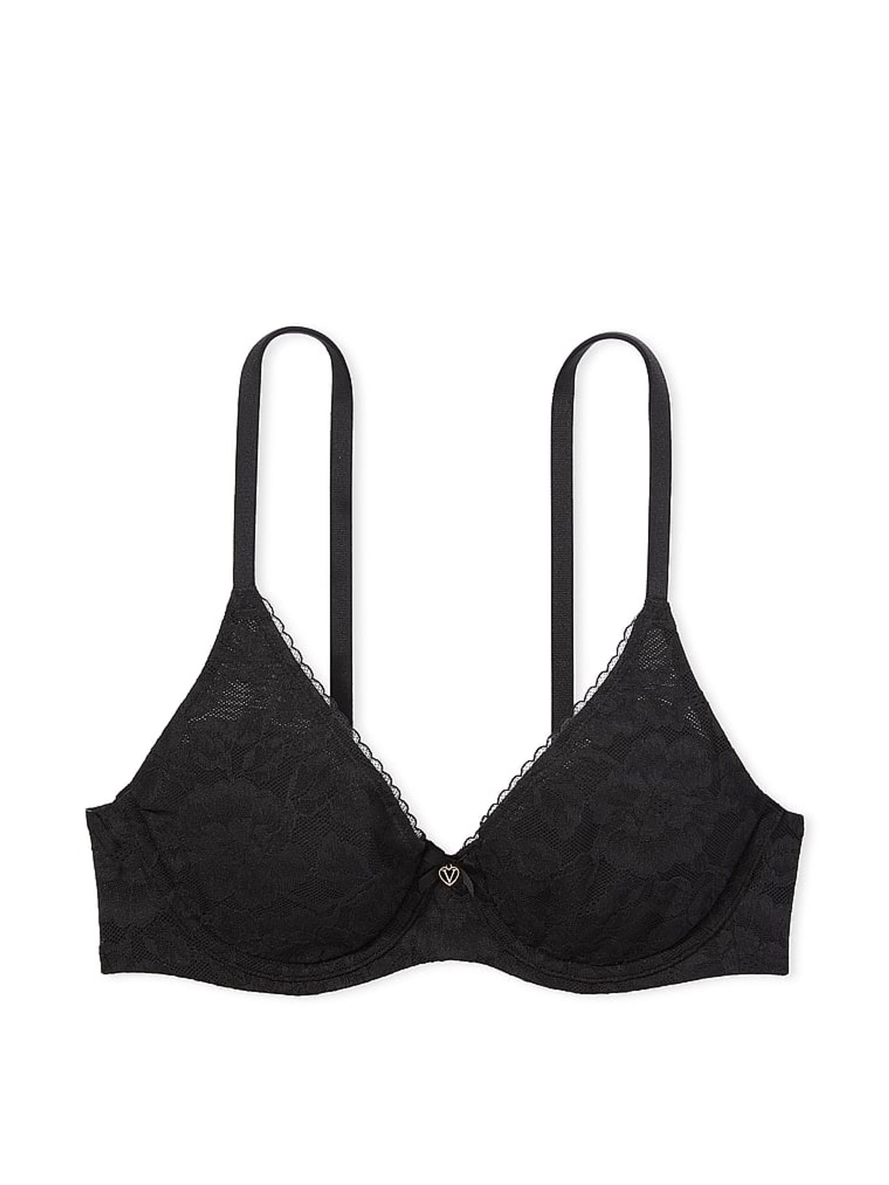 Black Lace Minimiser Invisible Lift Bra - Image 3 of 5
