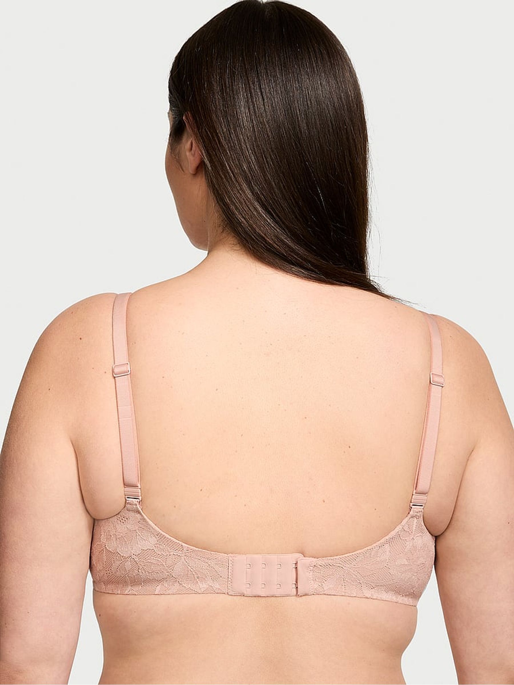 Macaron Nude Lace Minimiser Invisible Lift Bra - Image 2 of 5