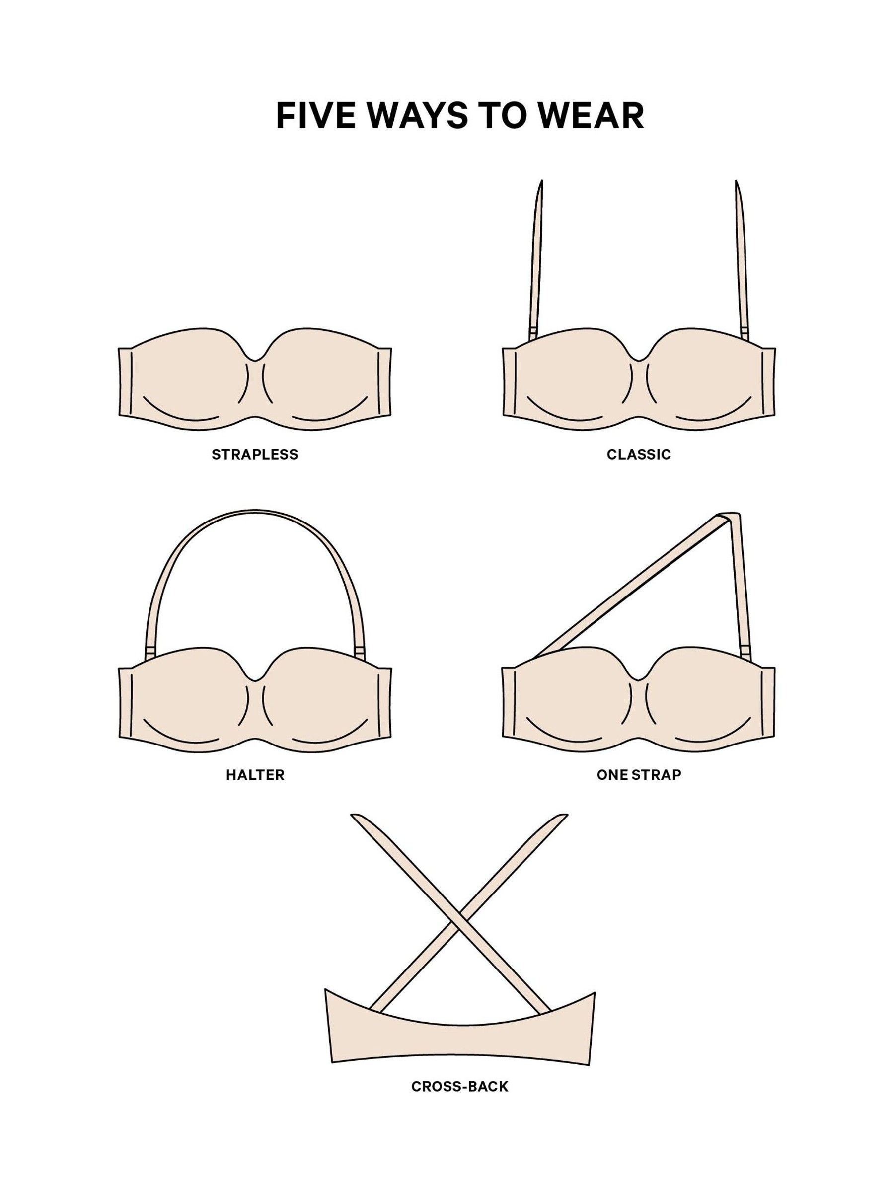 Marzipan Nude Strapless Bra - Image 3 of 3