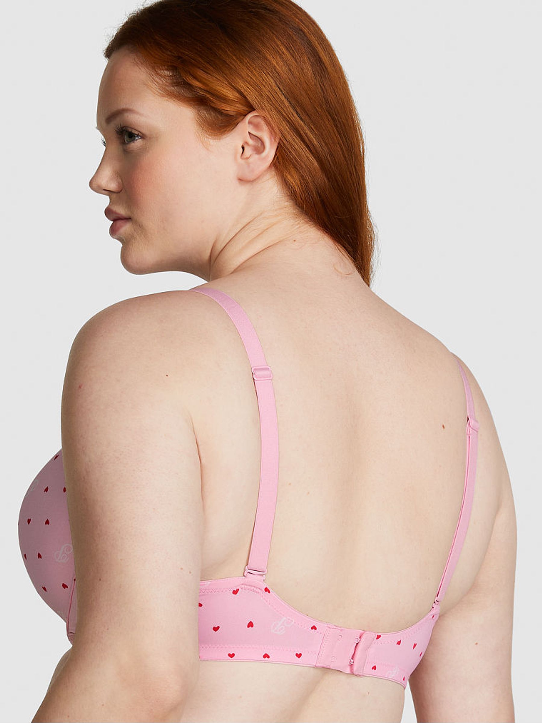 Pink Bubble Heart Lightly lined Bra - Image 2 of 3