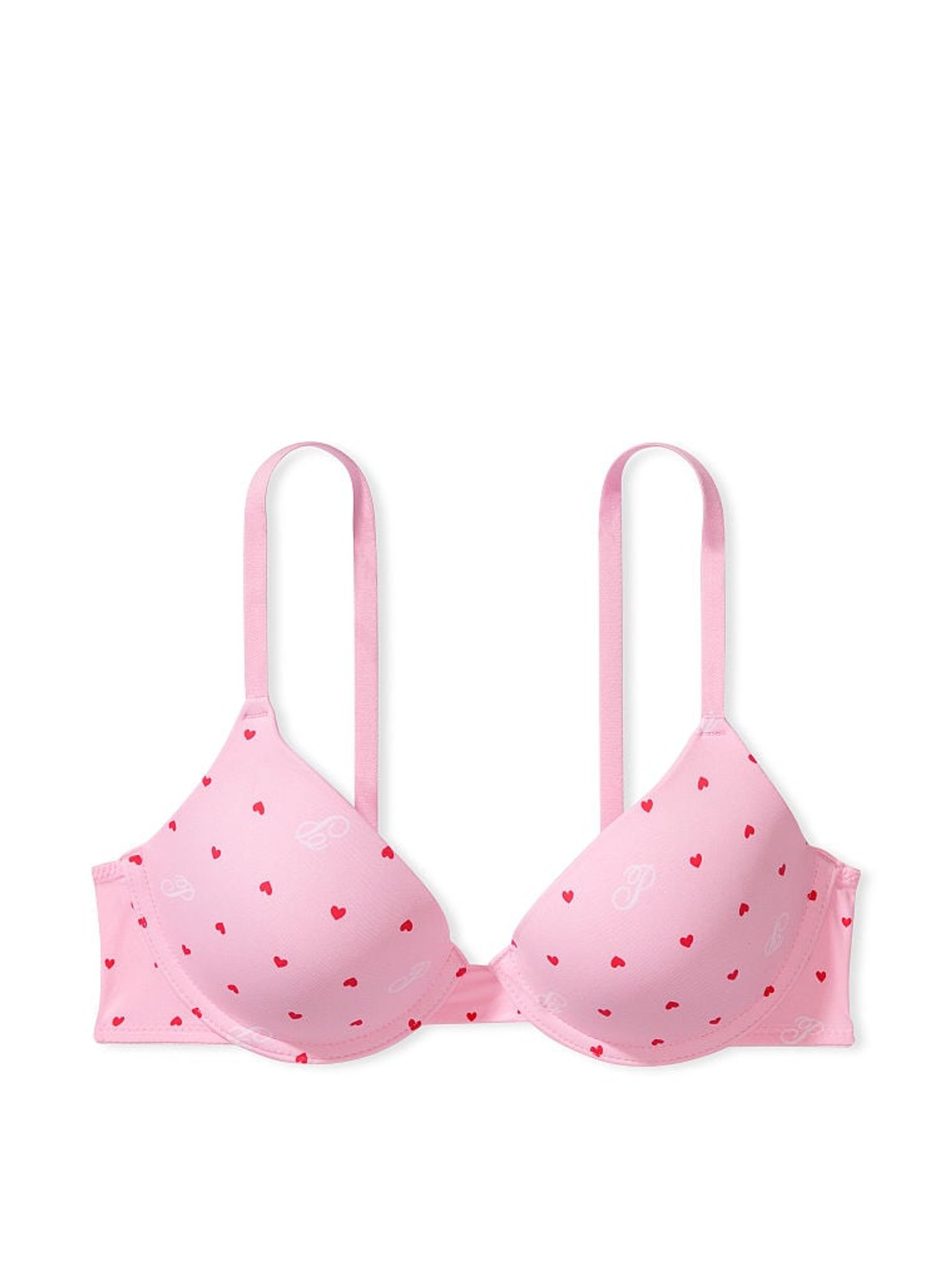 Pink Bubble Heart Lightly lined Bra - Image 3 of 3