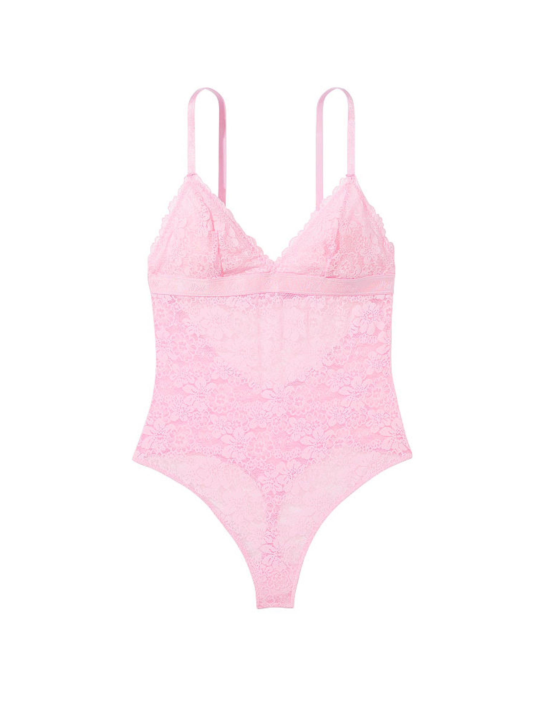 Pink Bubble Infinity Lace Sleep Bodysuit - Image 4 of 4
