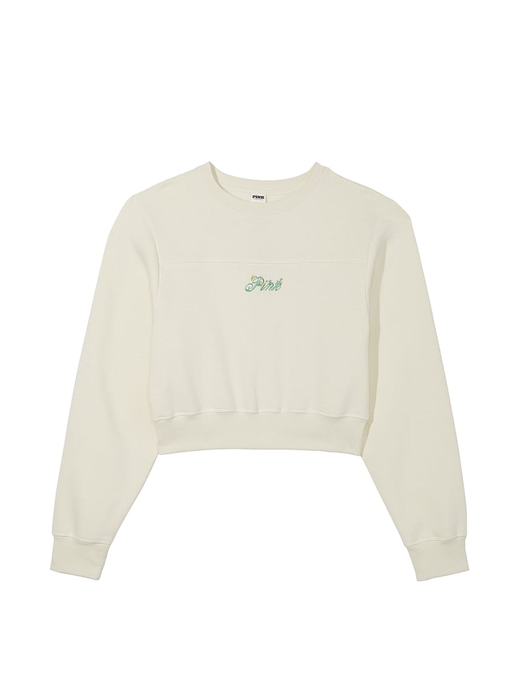 Wildflower Creamer White Fleece Crewneck Sweatshirt - Image 4 of 4
