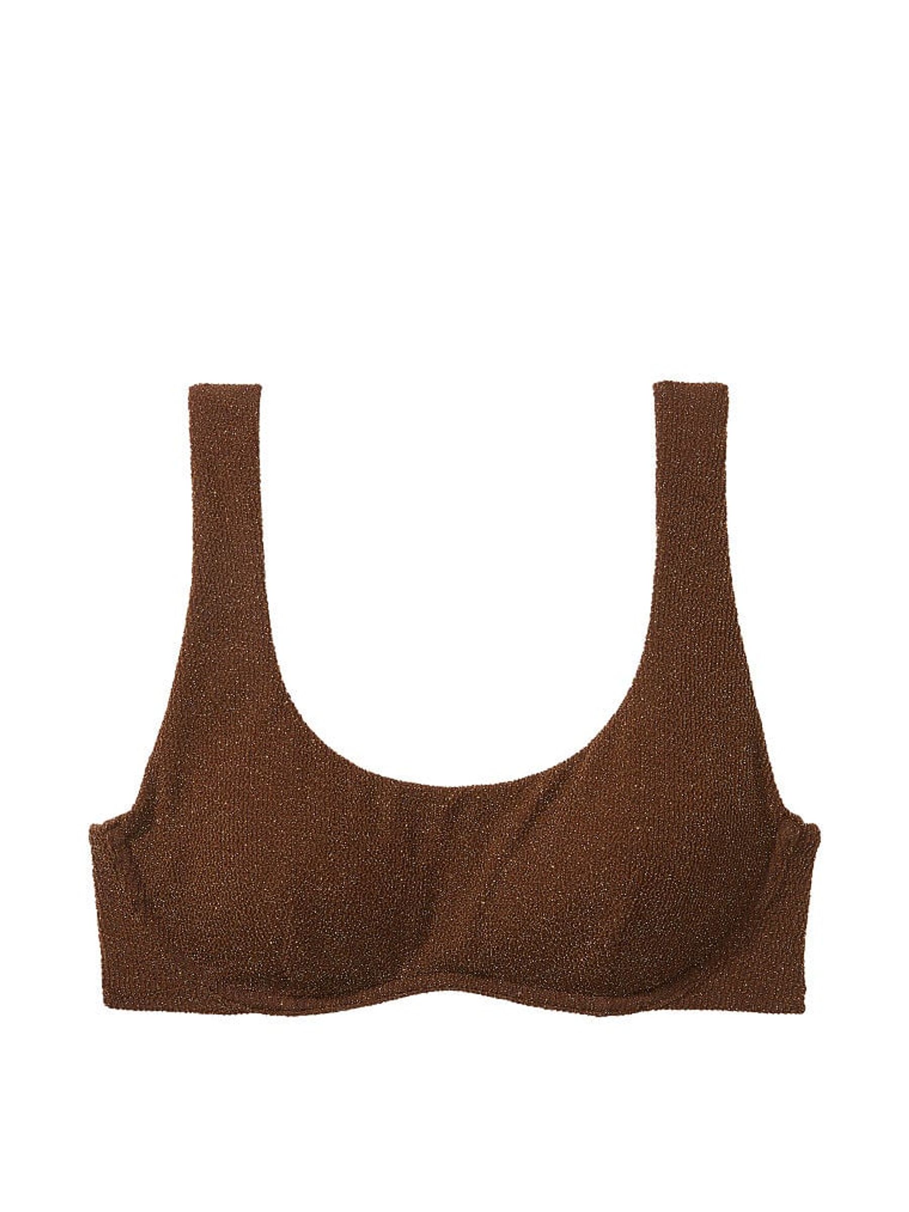 Ganache Brown Padded Bikini Top - Image 3 of 3