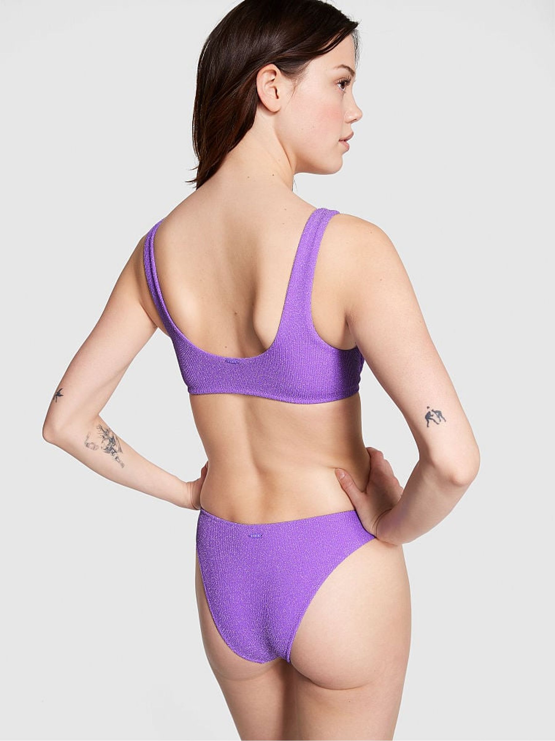 Luscious Lavender Purple Brazilian Bikini Bottom - Image 2 of 3