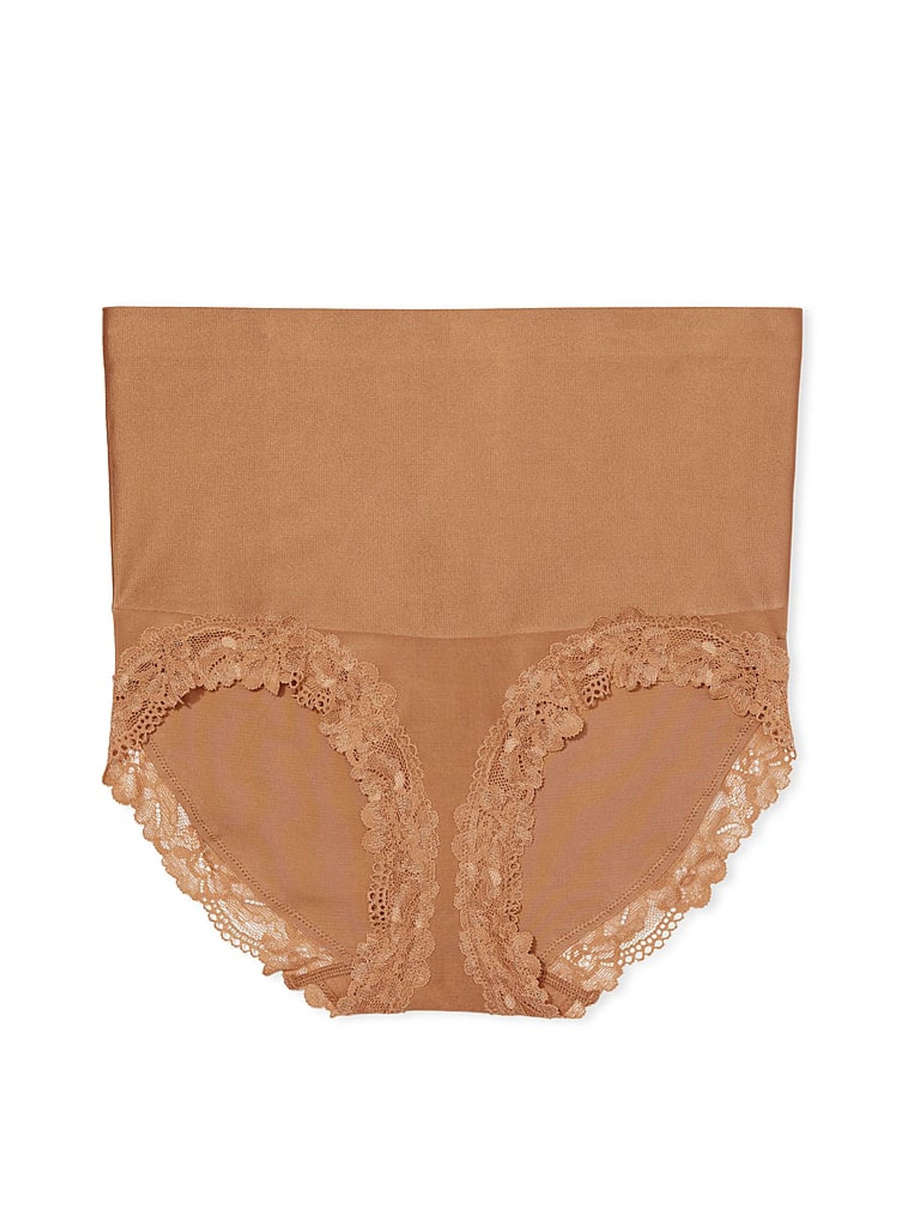 Toffee Nude Lace Trim Brief Shaping Knickers - Image 4 of 5