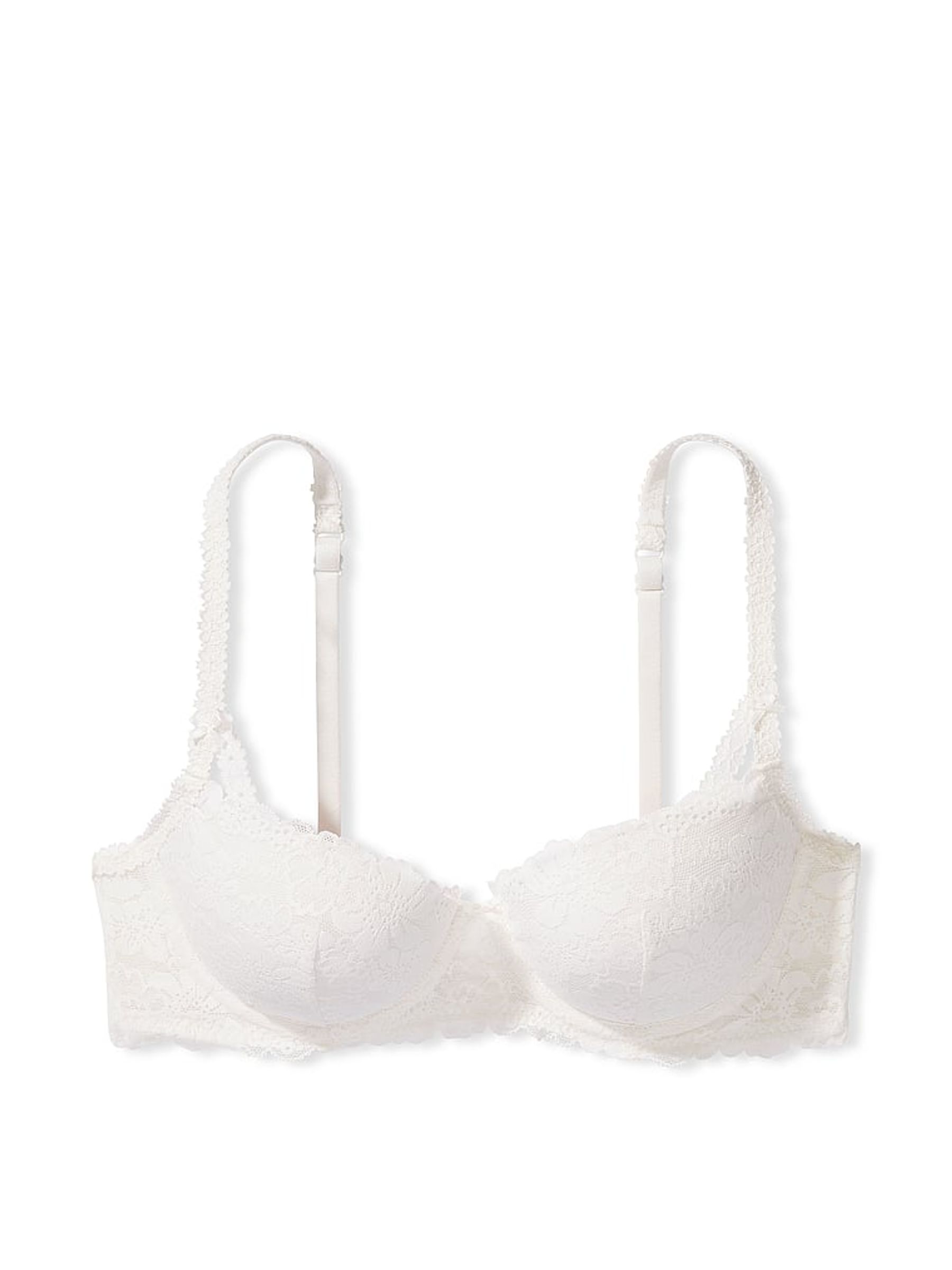 Coconut White Balcony Lace Bra - Image 3 of 4