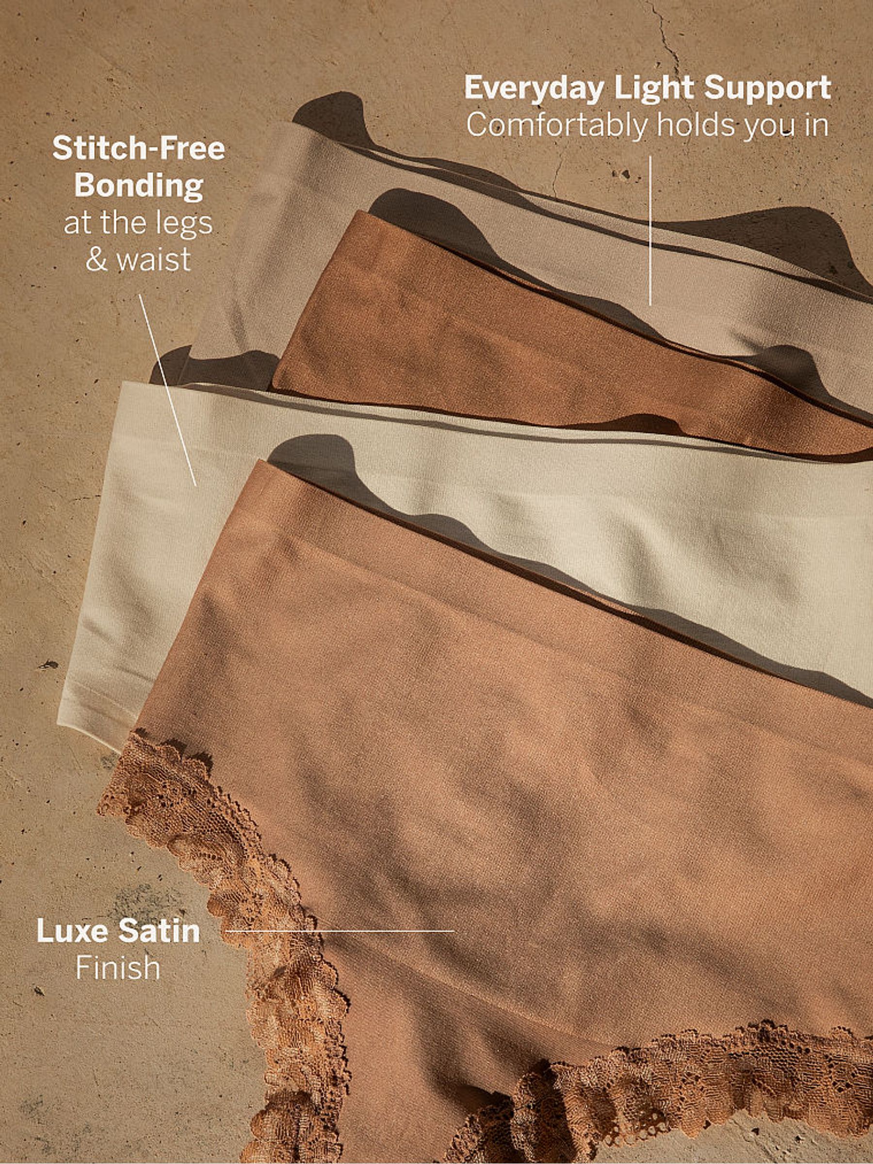 Marzipan Nude Smooth Thong Smoothing Shimmer Shaping Knickers - Image 5 of 5