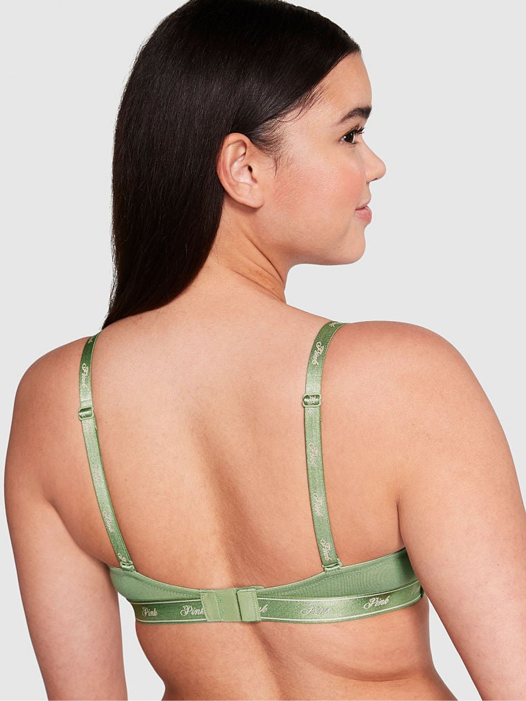 Green Wild Grass Non Wired Lightly Lined Bra - Image 2 of 3