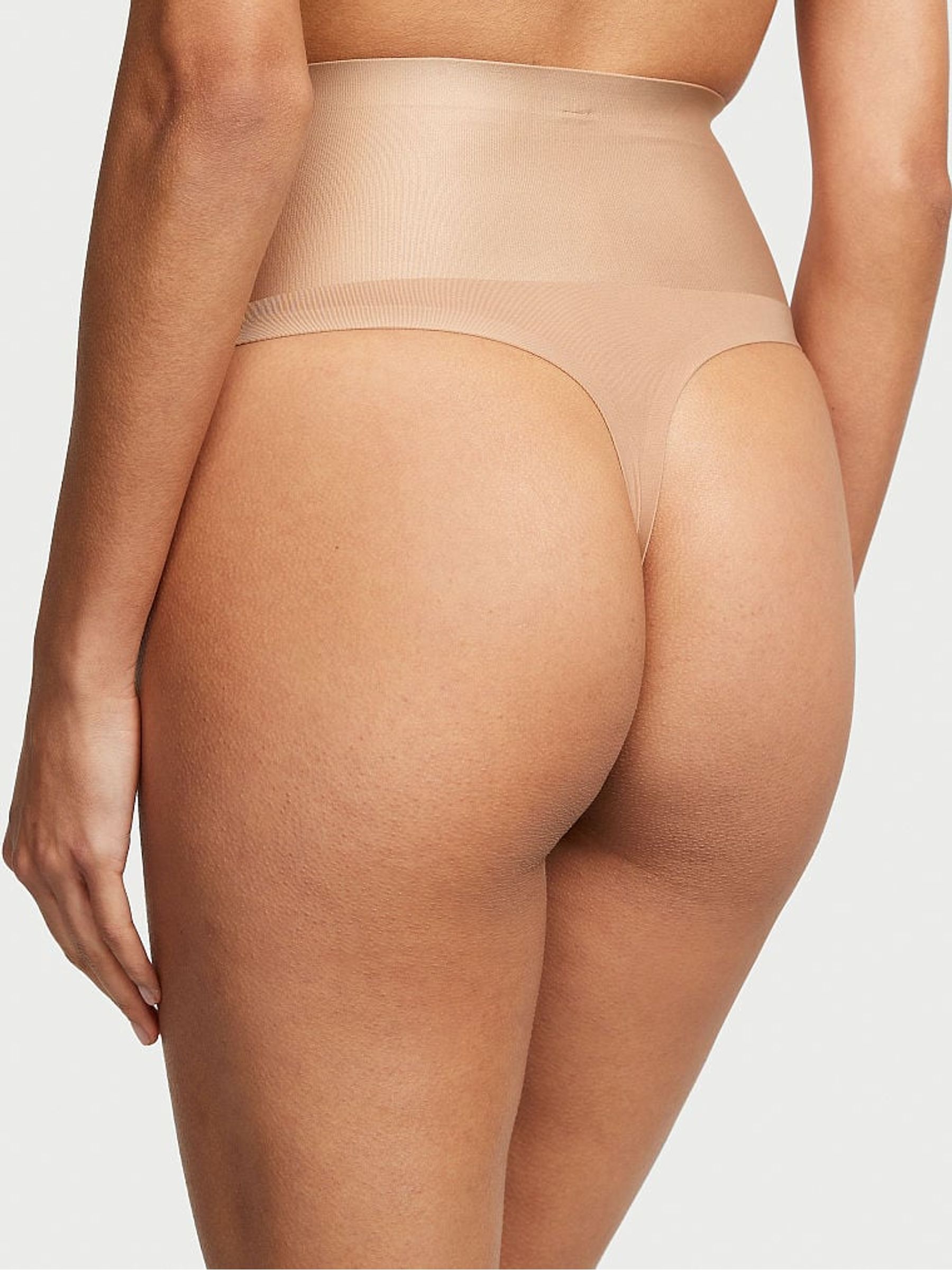 Praline Nude Smooth Thong Smoothing Shimmer Shaping Knickers - Image 2 of 4