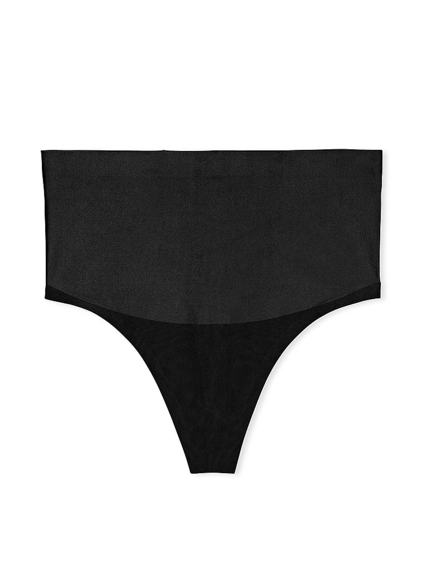 Black Smooth Thong Shaping Knickers - Image 3 of 3