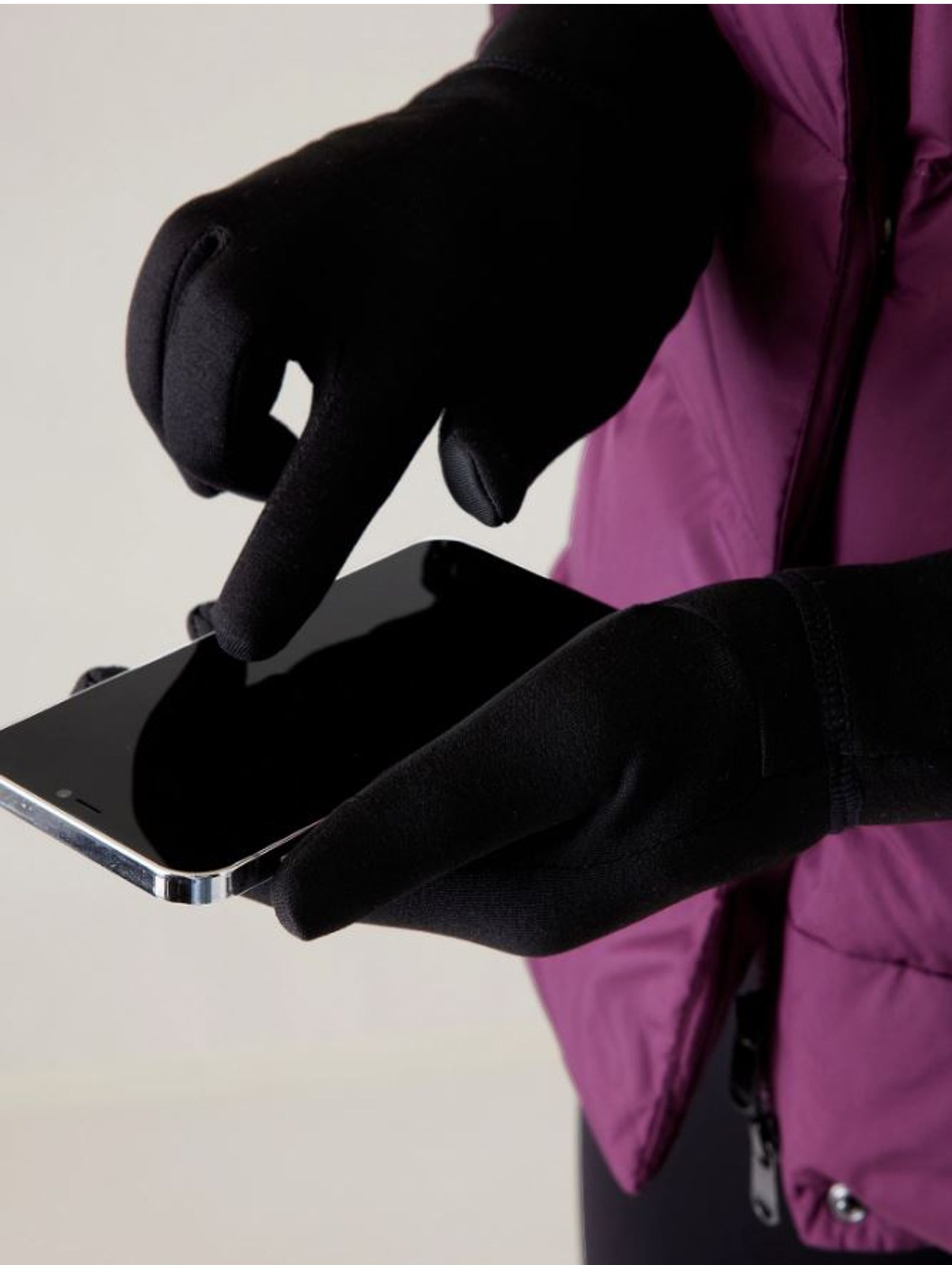 Athleta Black Softshell Gloves - Image 1 of 5