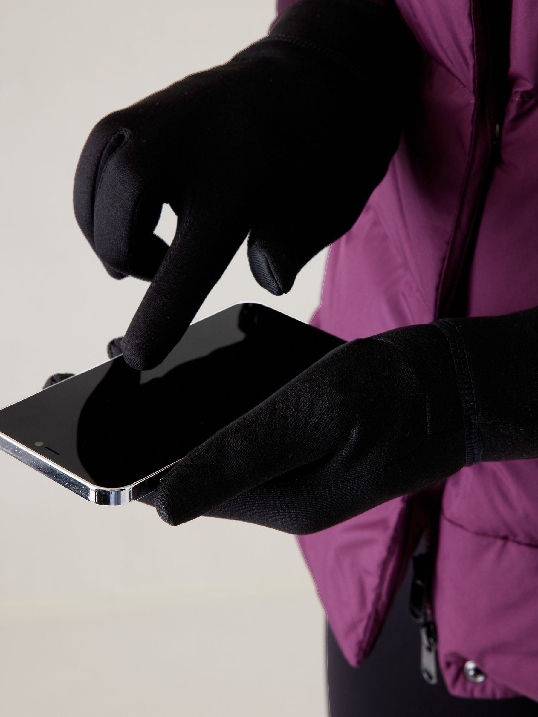 Athleta Black Softshell Gloves - Image 7 of 8
