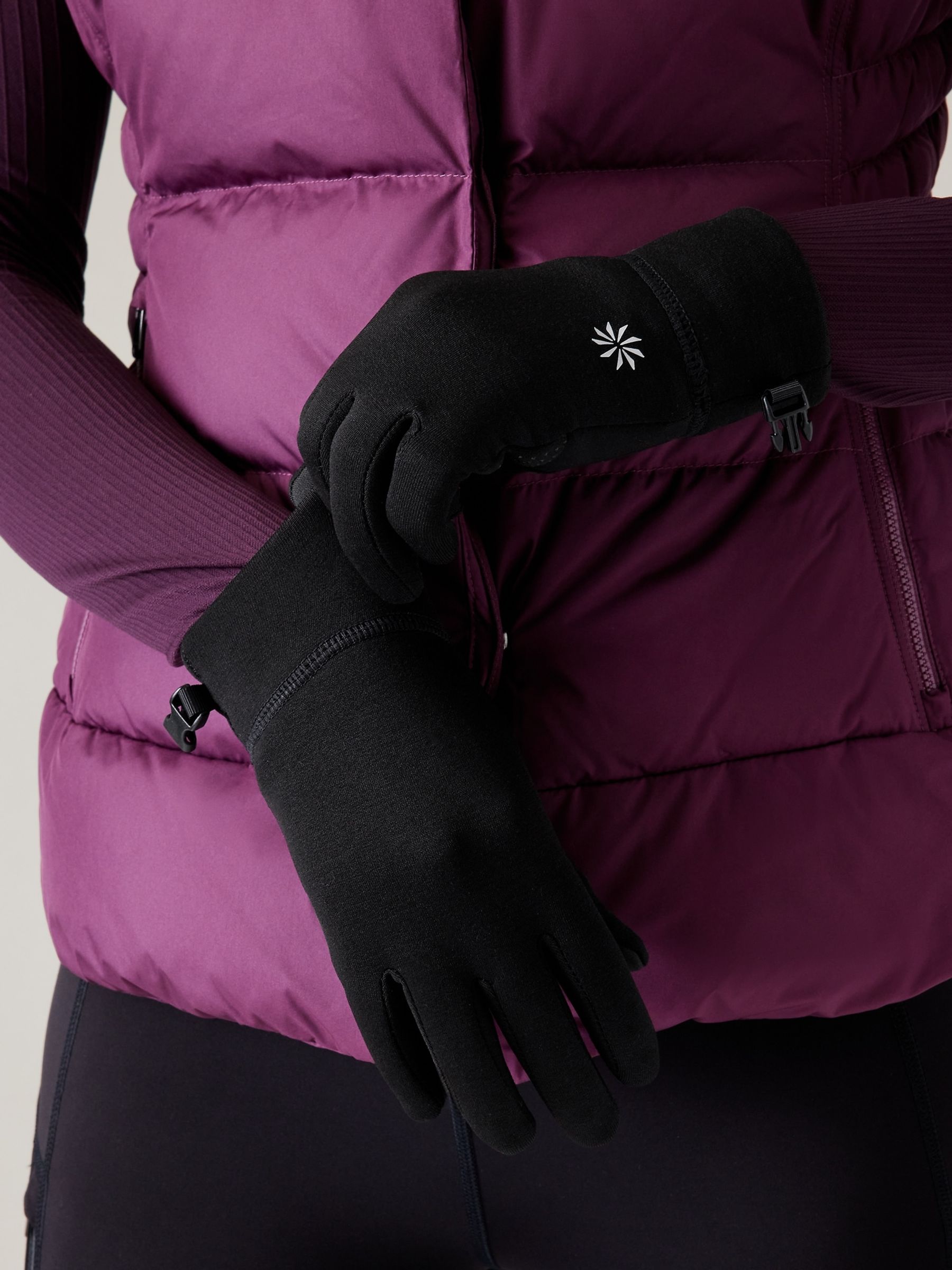 Athleta Black Softshell Gloves - Image 4 of 8