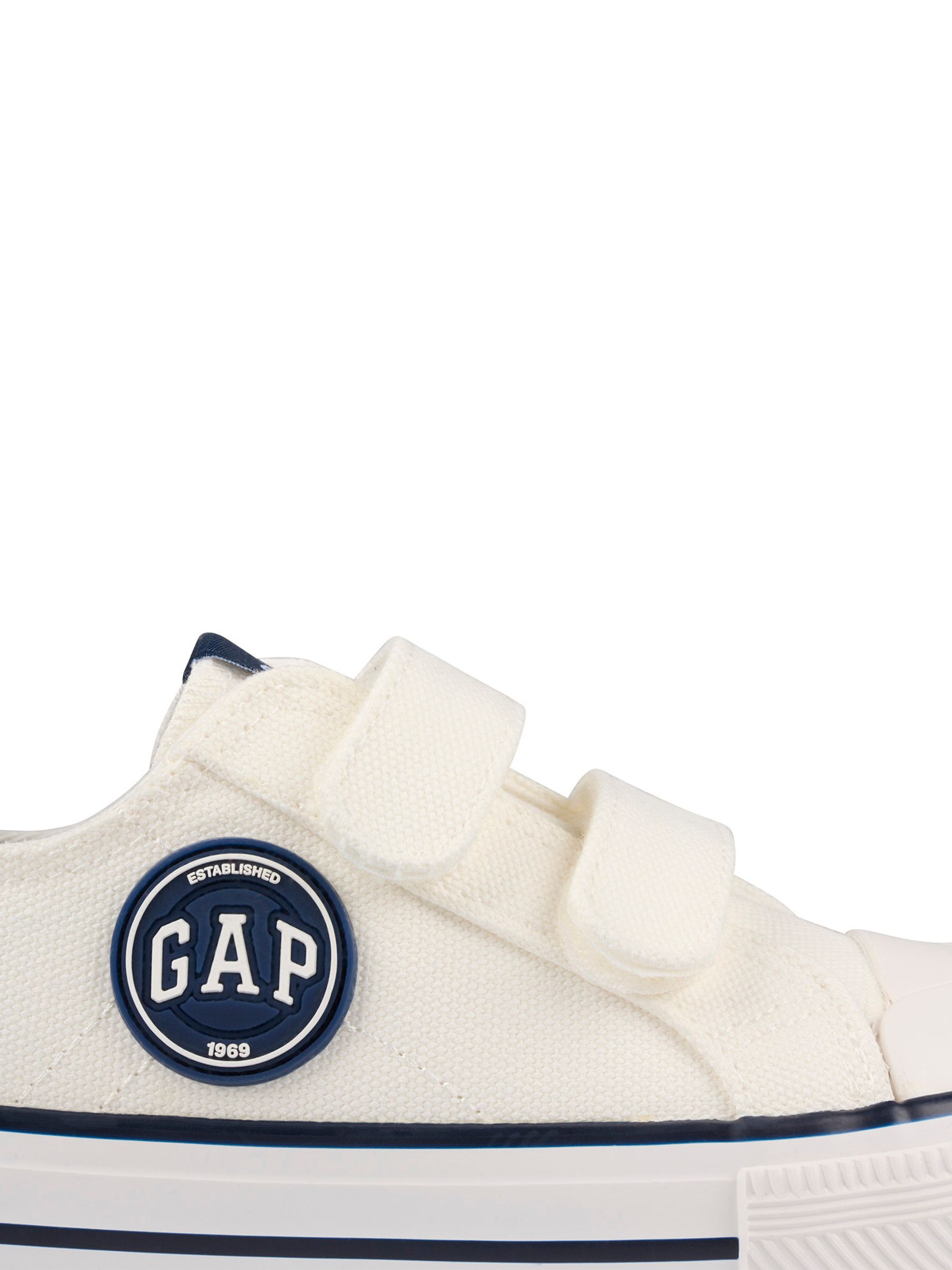 White/Navy Blue Houston Low Top Trainers - Kids - Image 5 of 5