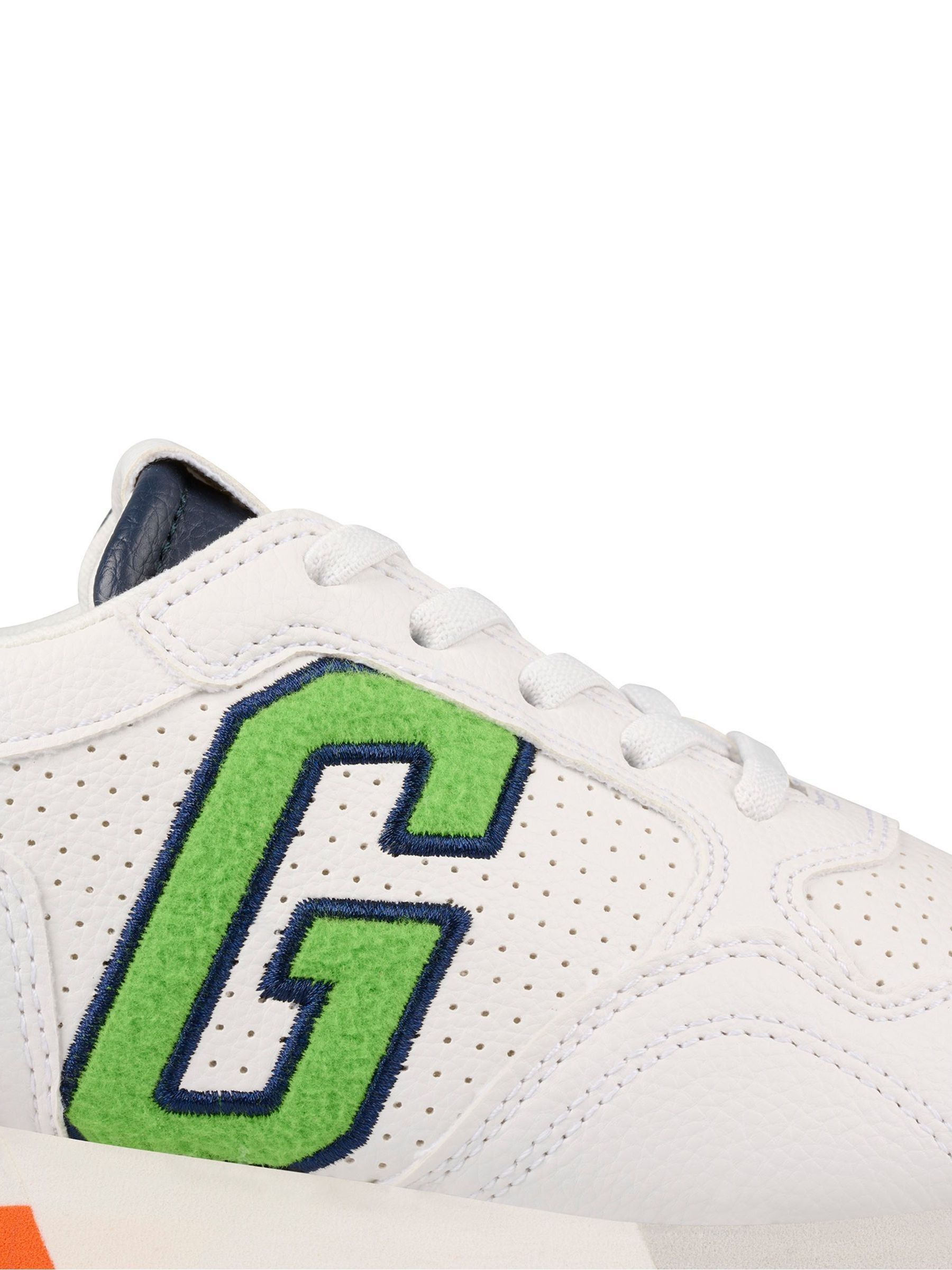 White/Green New York Low Top Colourblock Trainers - Kids - Image 5 of 5