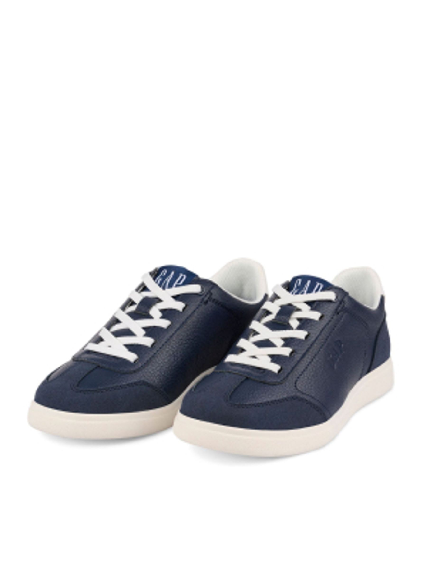 Navy Blue Seattle Low Top Trainers -  Kids - Image 1 of 5