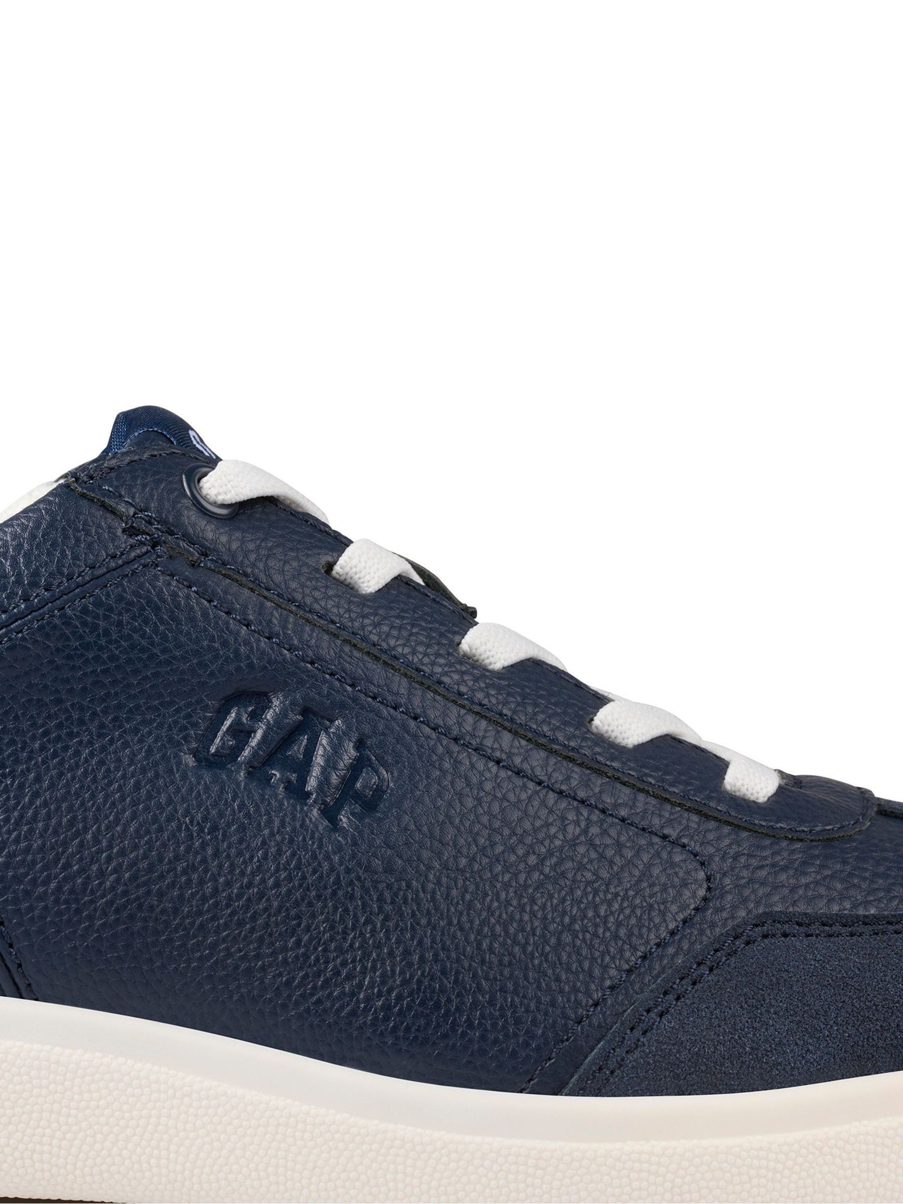 Navy Blue Seattle Low Top Trainers -  Kids - Image 4 of 5