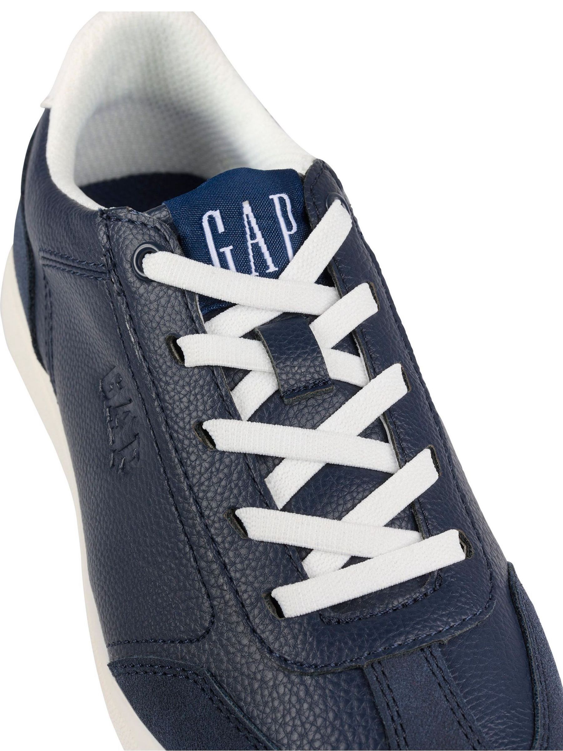 Navy Blue Seattle Low Top Trainers -  Kids - Image 5 of 5